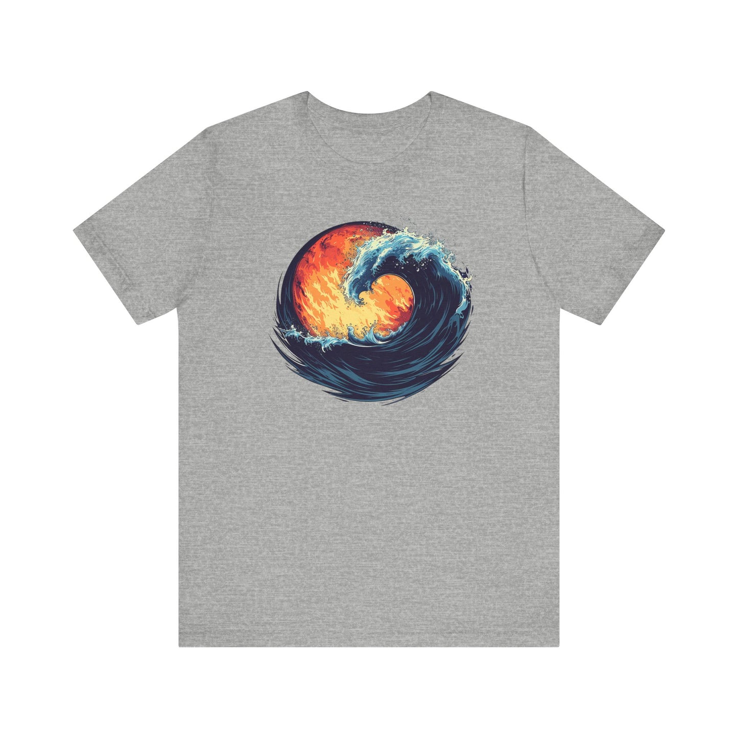 Ocean Fire Unisex Jersey Short Sleeve Tee