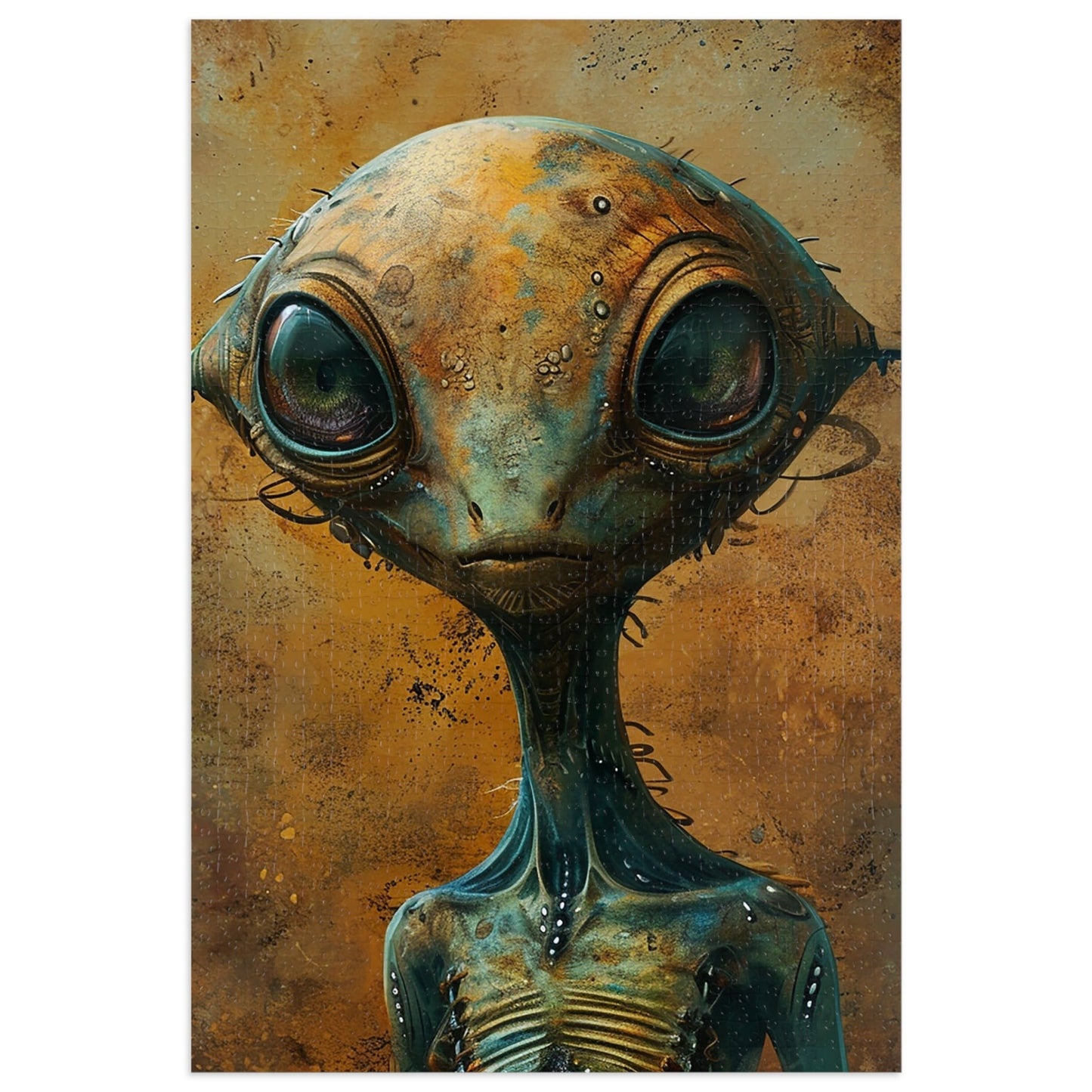 Aging Alien Jigsaw Puzzle (30, 110, 252, 500,1000-Piece)