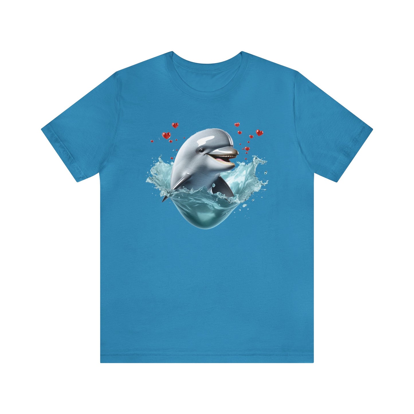 Dolphin Love Unisex Jersey Short Sleeve Tee