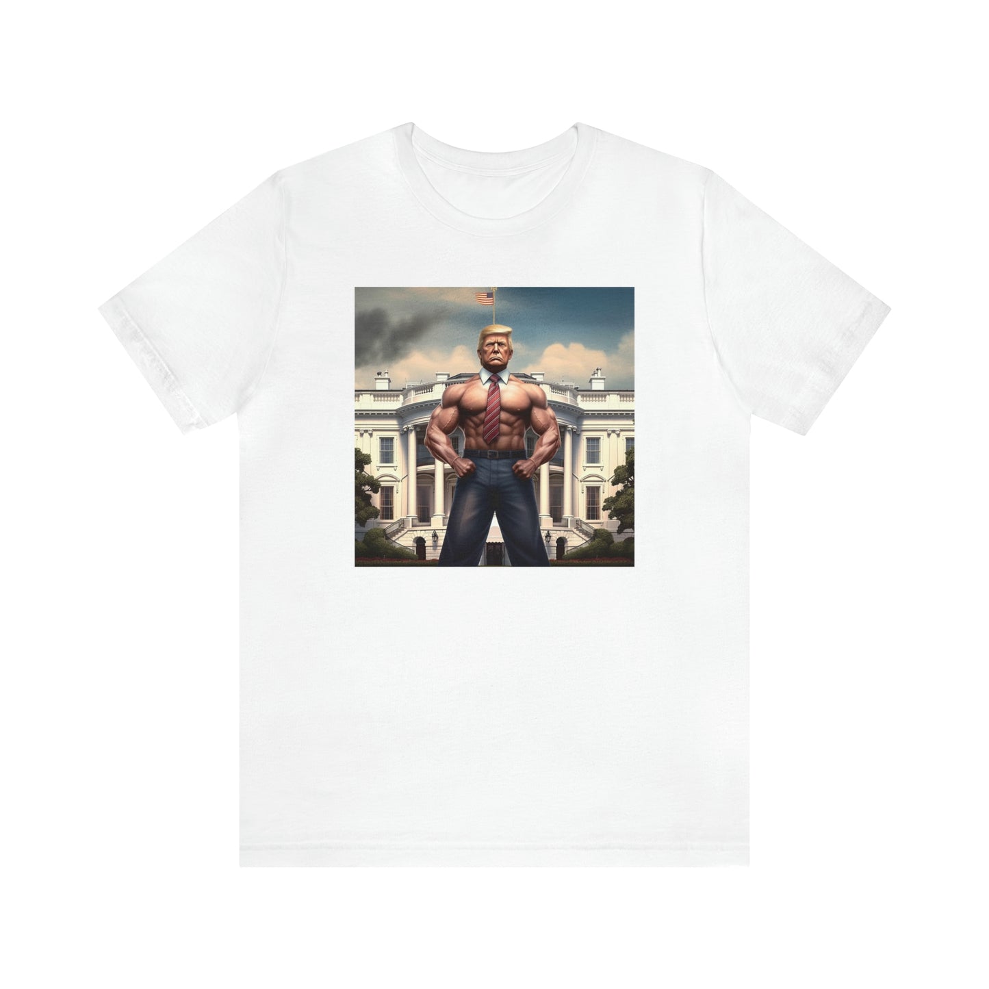 President Trump Fighter Unisex Jersey Short Sleeve Tee