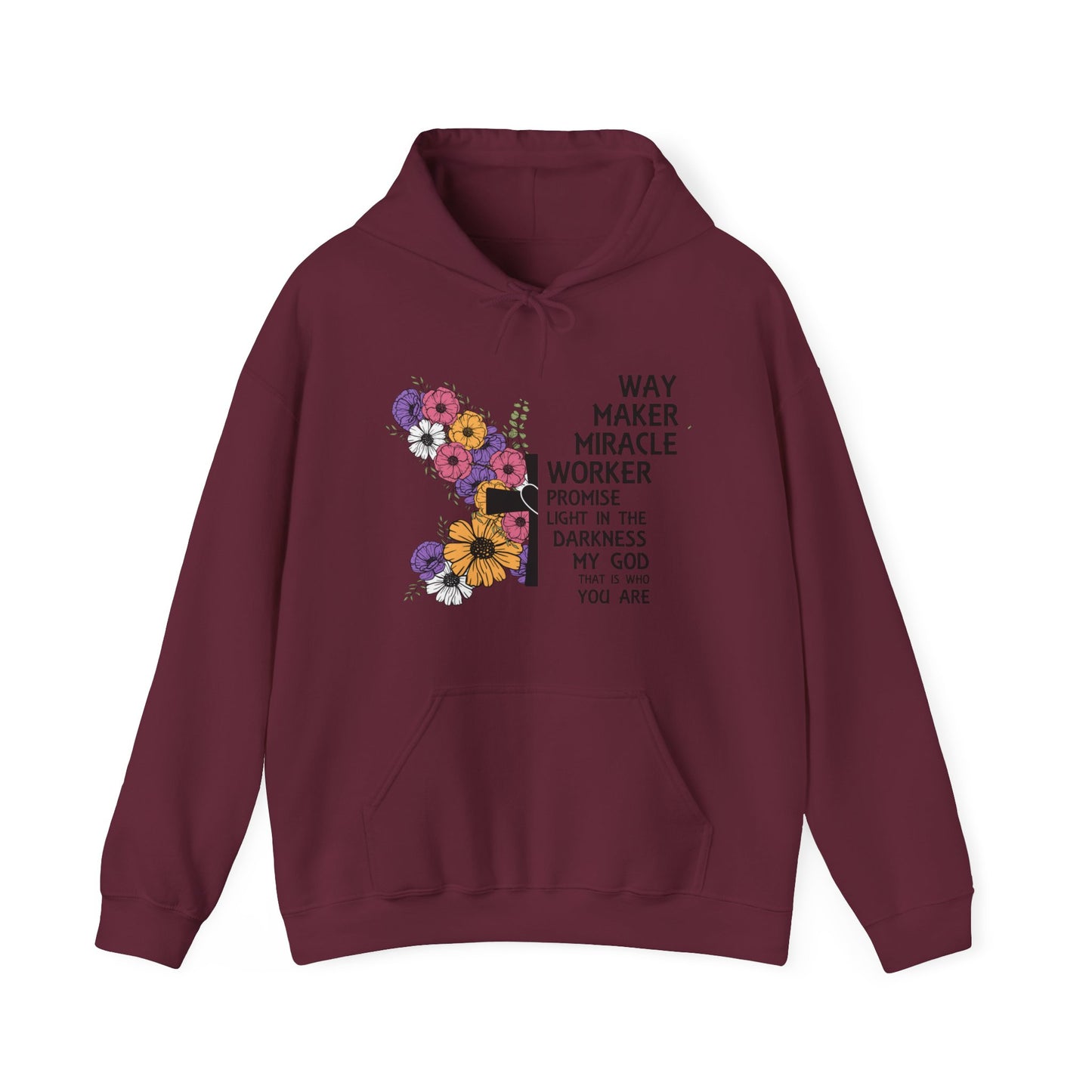 Way Maker Miracle Worker Unisex Heavy Blend™ Hooded Sweatshirt