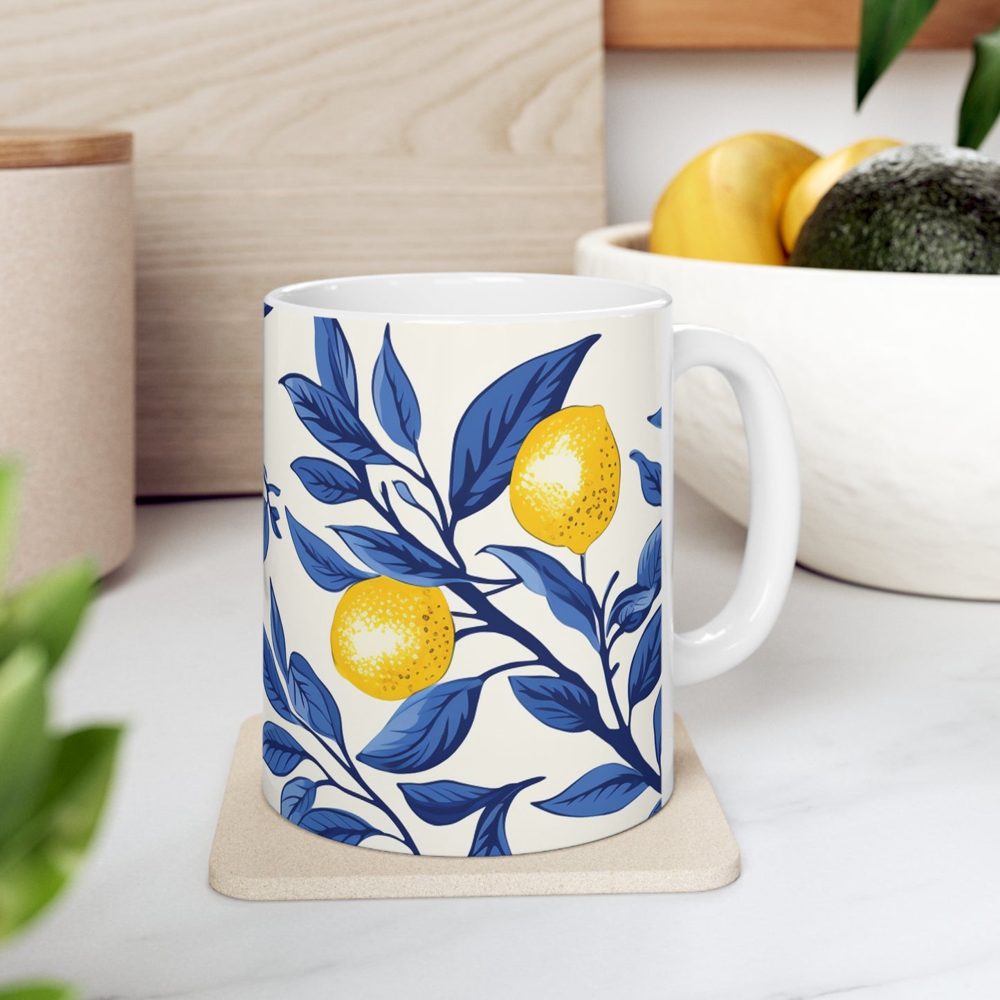Italian Lemons Ceramic Mug 11oz