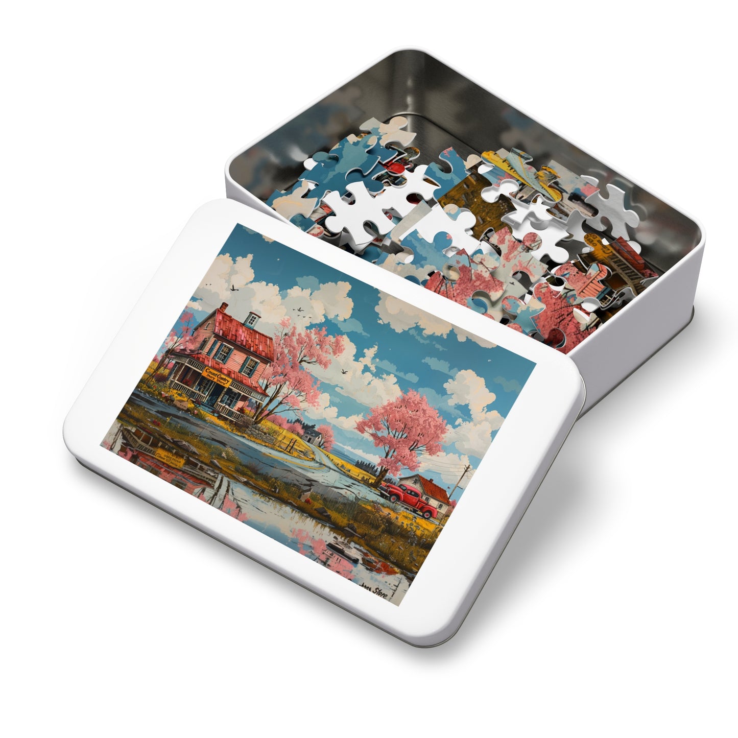 Country Store and Truck Jigsaw Puzzle (30, 110, 252, 500,1000-Piece)