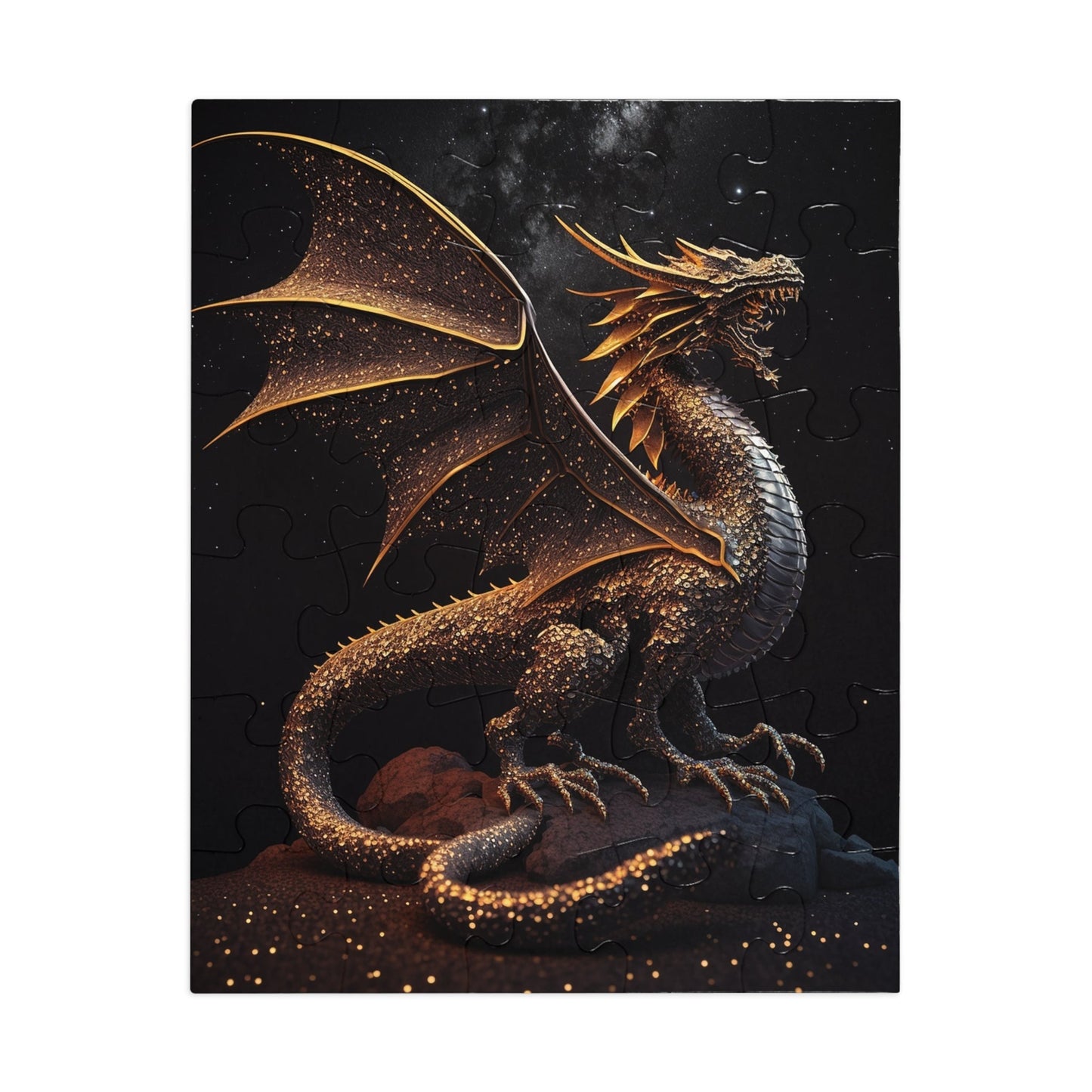 Golden Dragon Jigsaw Puzzle (30, 110, 252, 500,1000-Piece)