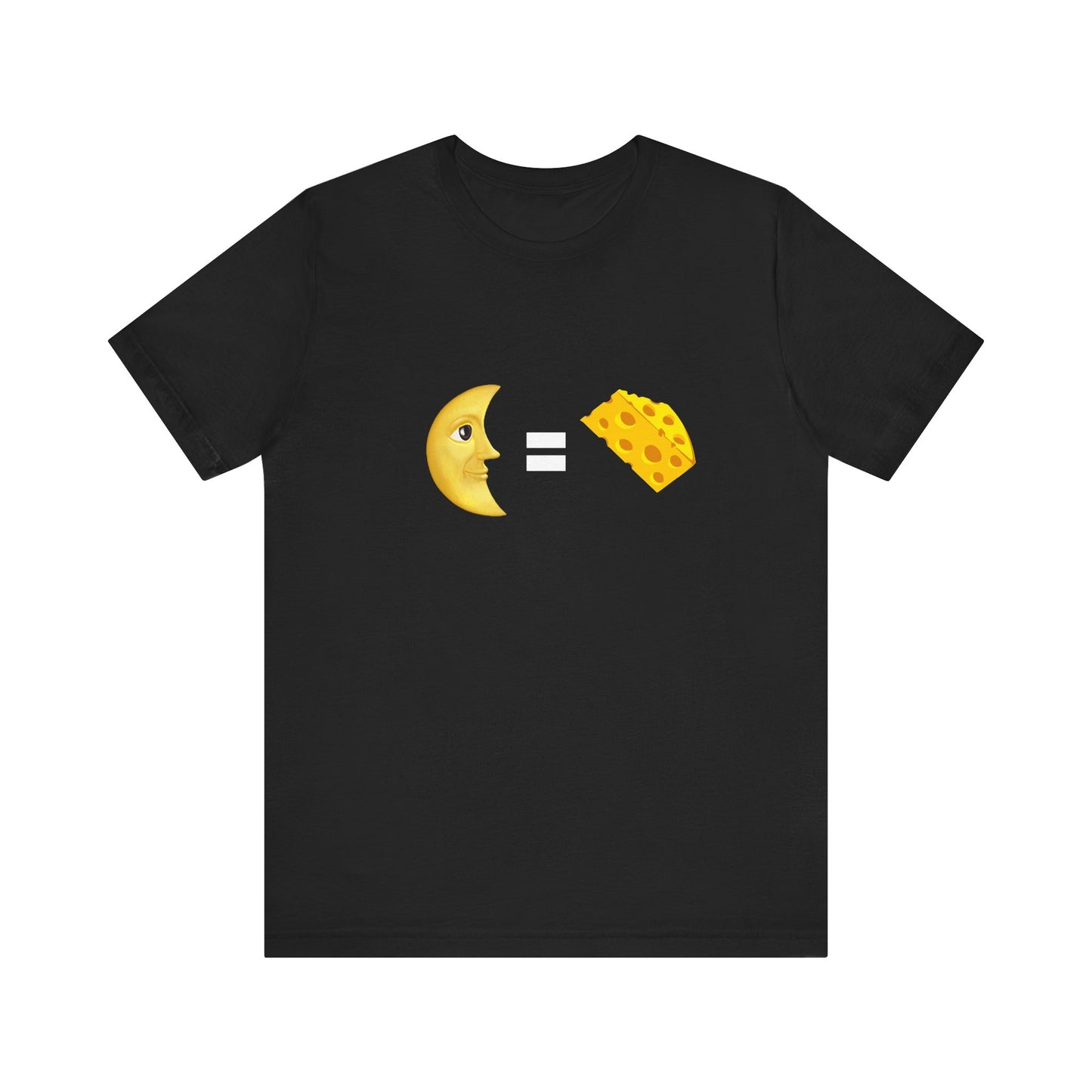 Moon = Cheese Unisex Jersey Tee