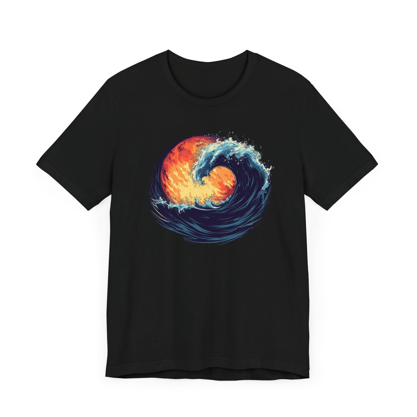 Ocean Fire Unisex Jersey Short Sleeve Tee