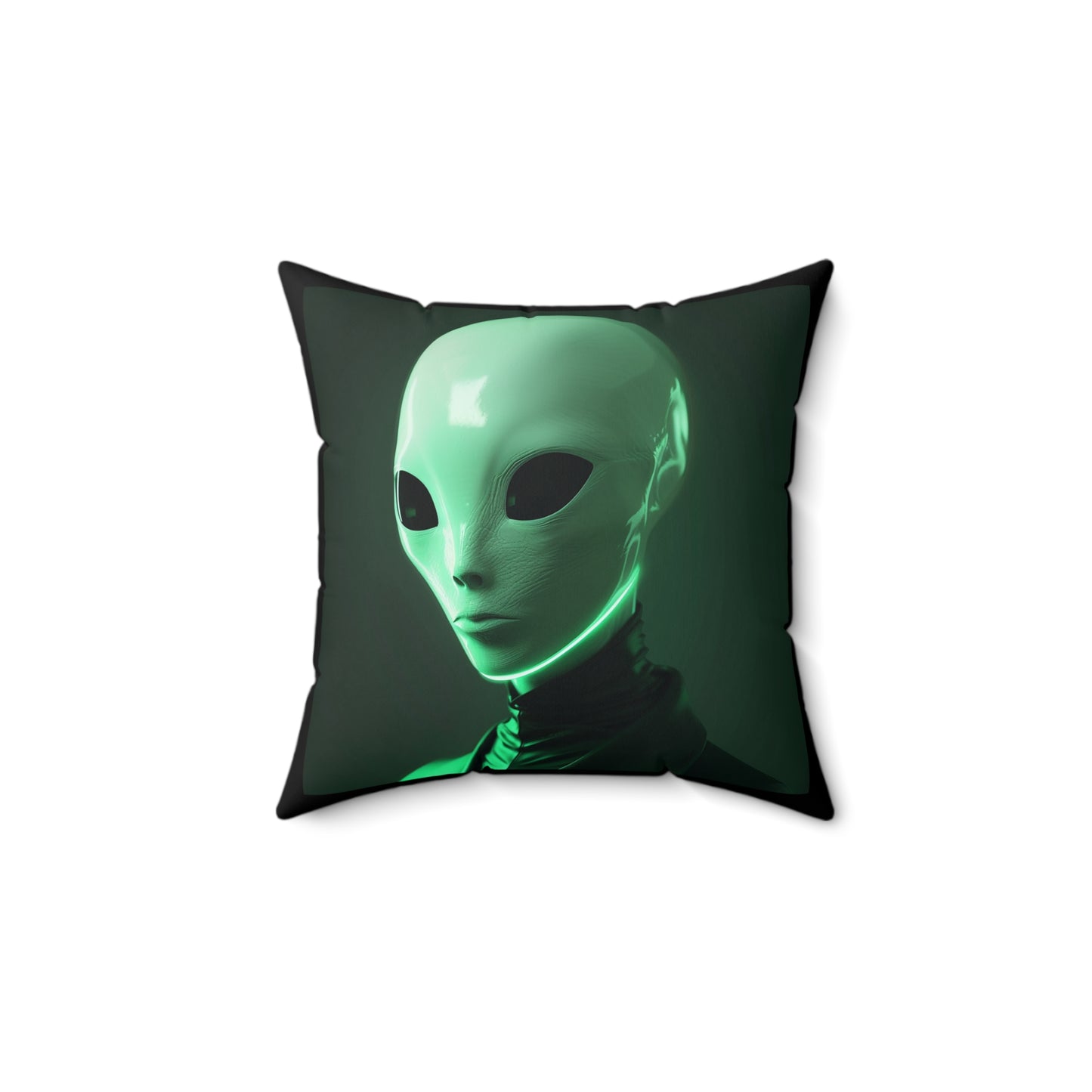 The Watcher Alien Spun Polyester Square Pillow