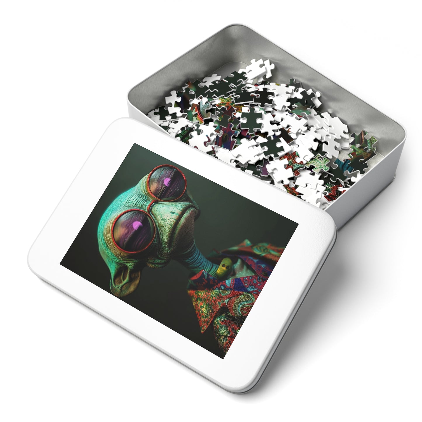 Cool Alien Jigsaw Puzzle (30, 110, 252, 500,1000-Piece)