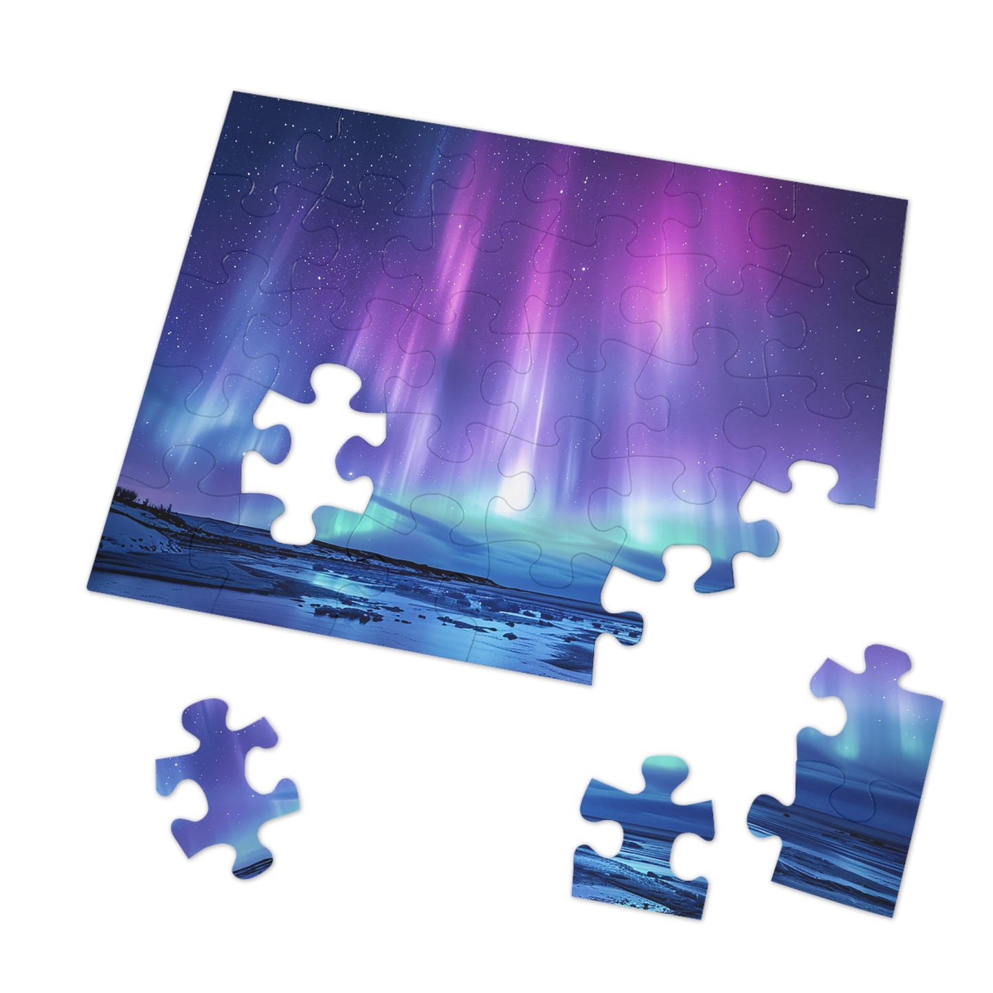 The Alaskan Northern Lights Jigsaw Puzzle (30, 110, 252, 500,1000-Piece)