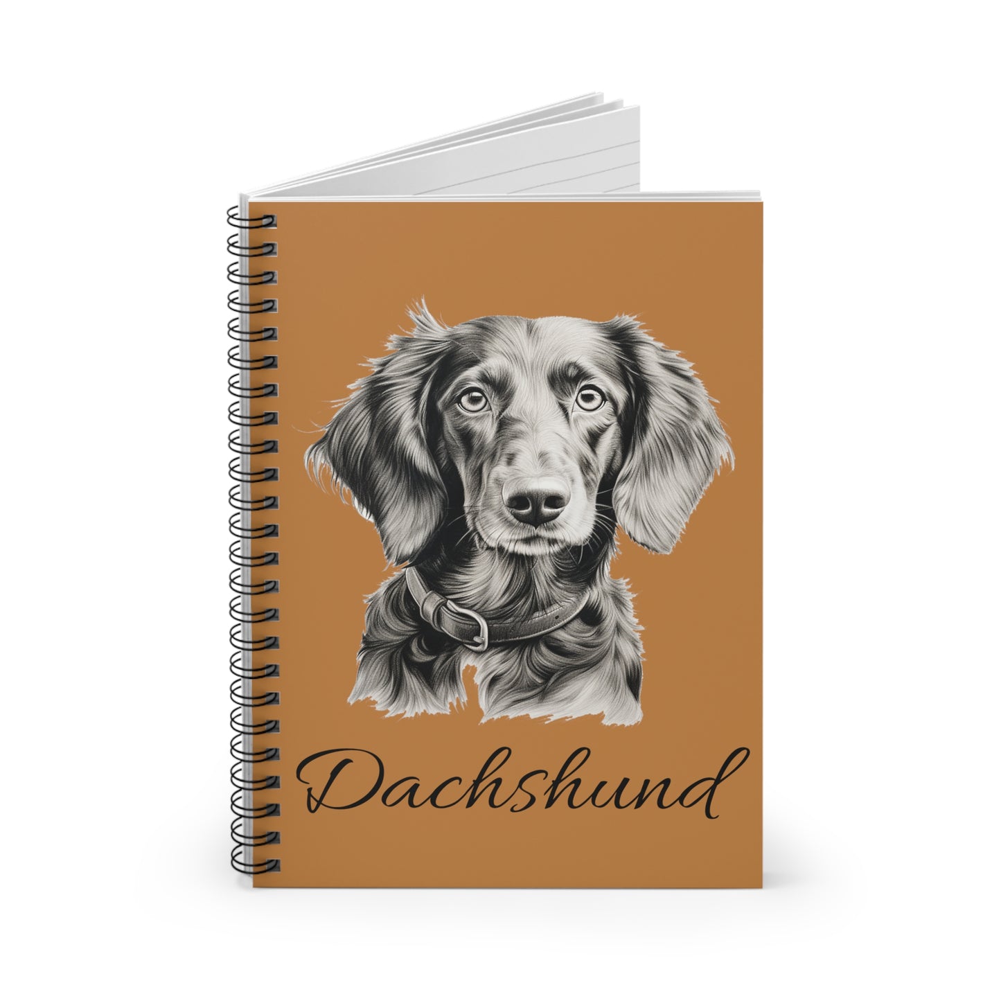 Dachshund Spiral Notebook - Ruled Line