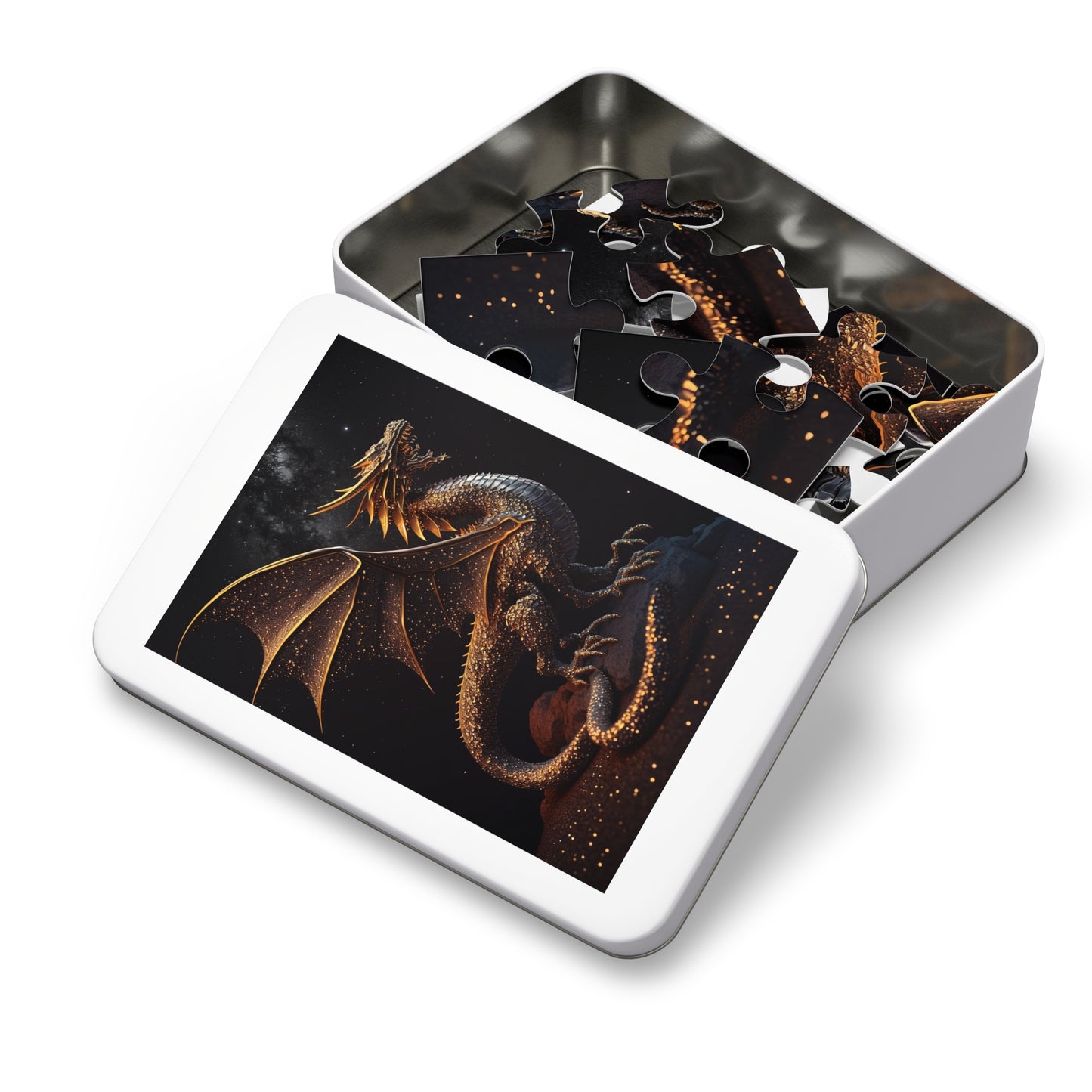 Golden Dragon Jigsaw Puzzle (30, 110, 252, 500,1000-Piece)