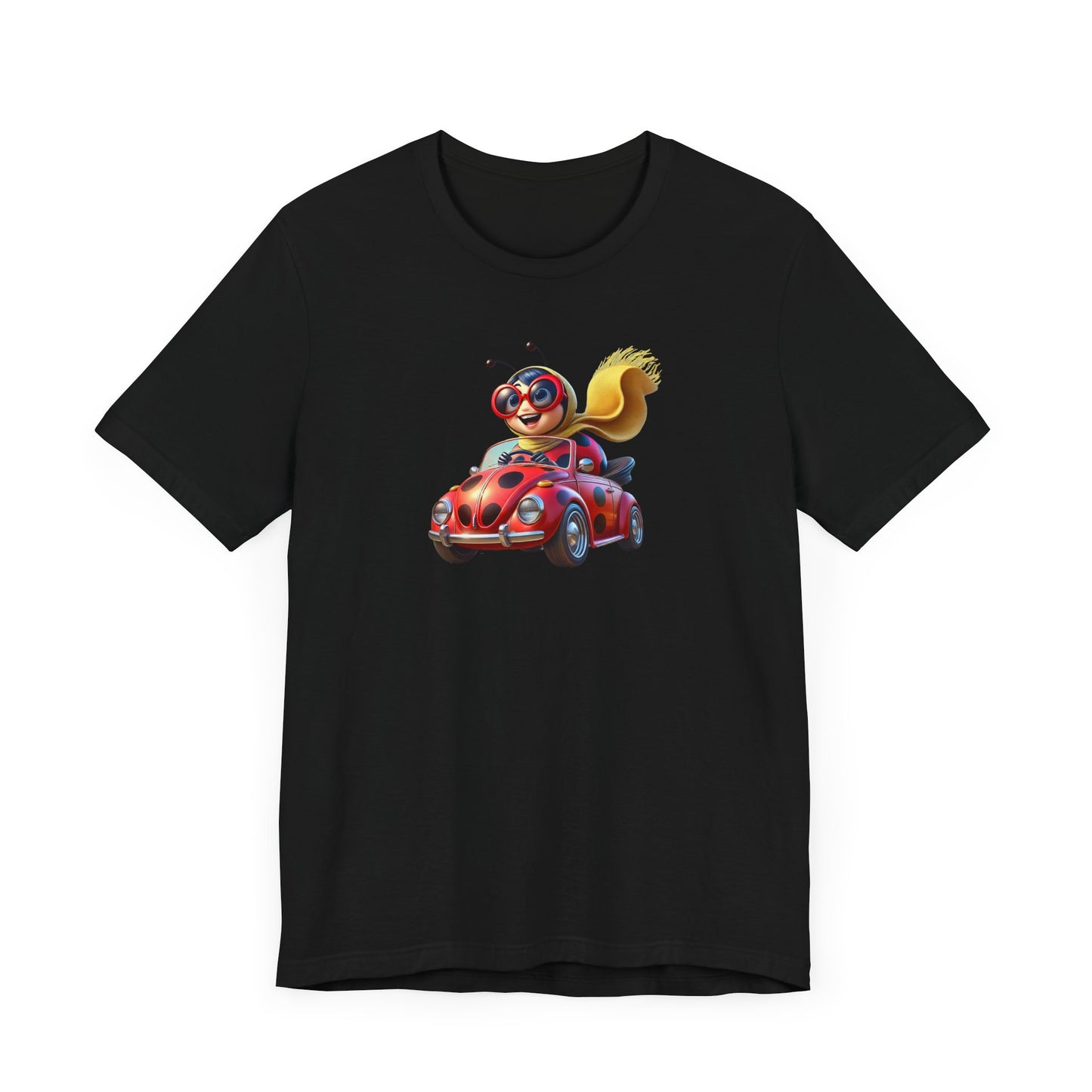 The Ladybug Goes Rogue! Unisex Tee - Perfect for Kids and Animal Lovers