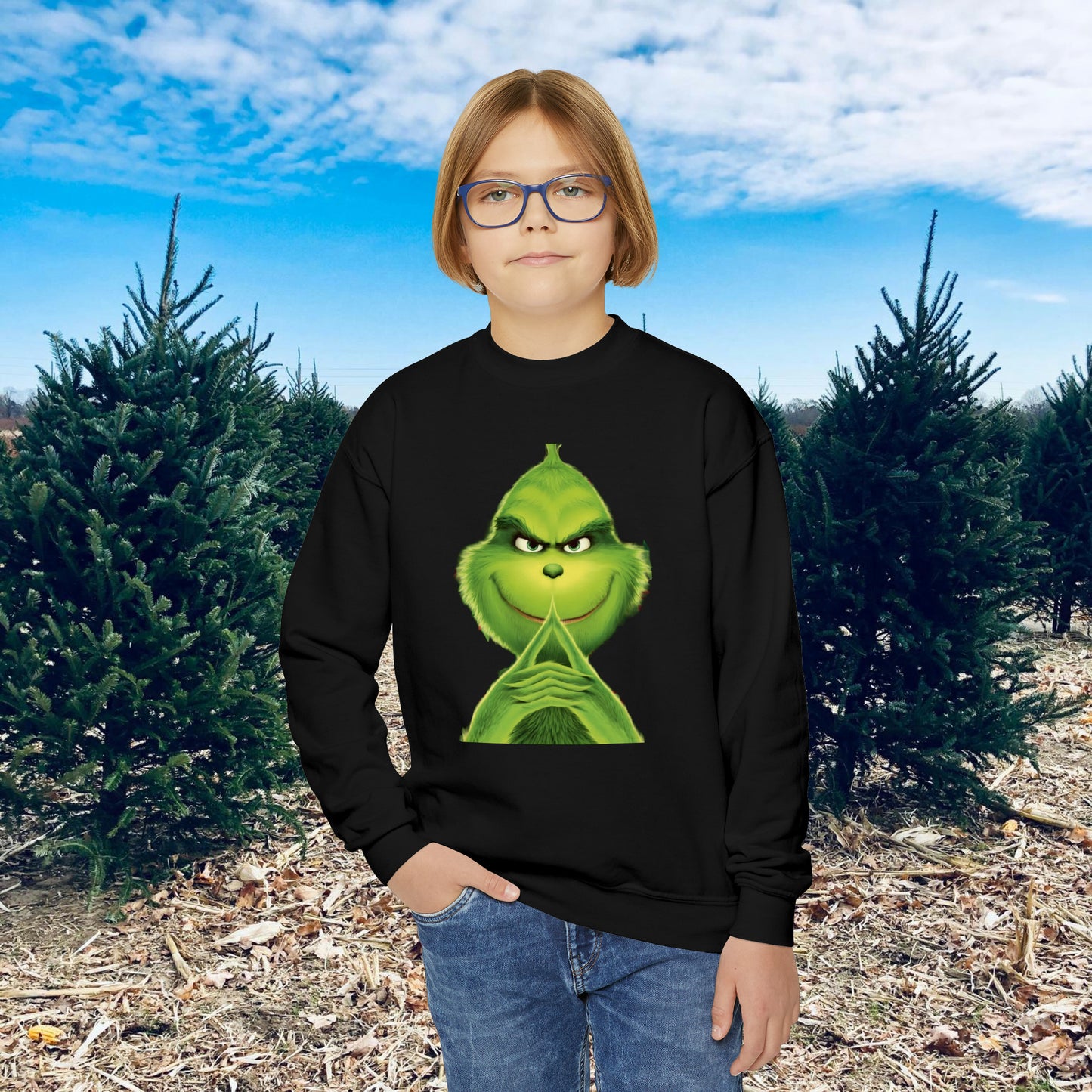 The Grinch Youth Crewneck Sweatshirt