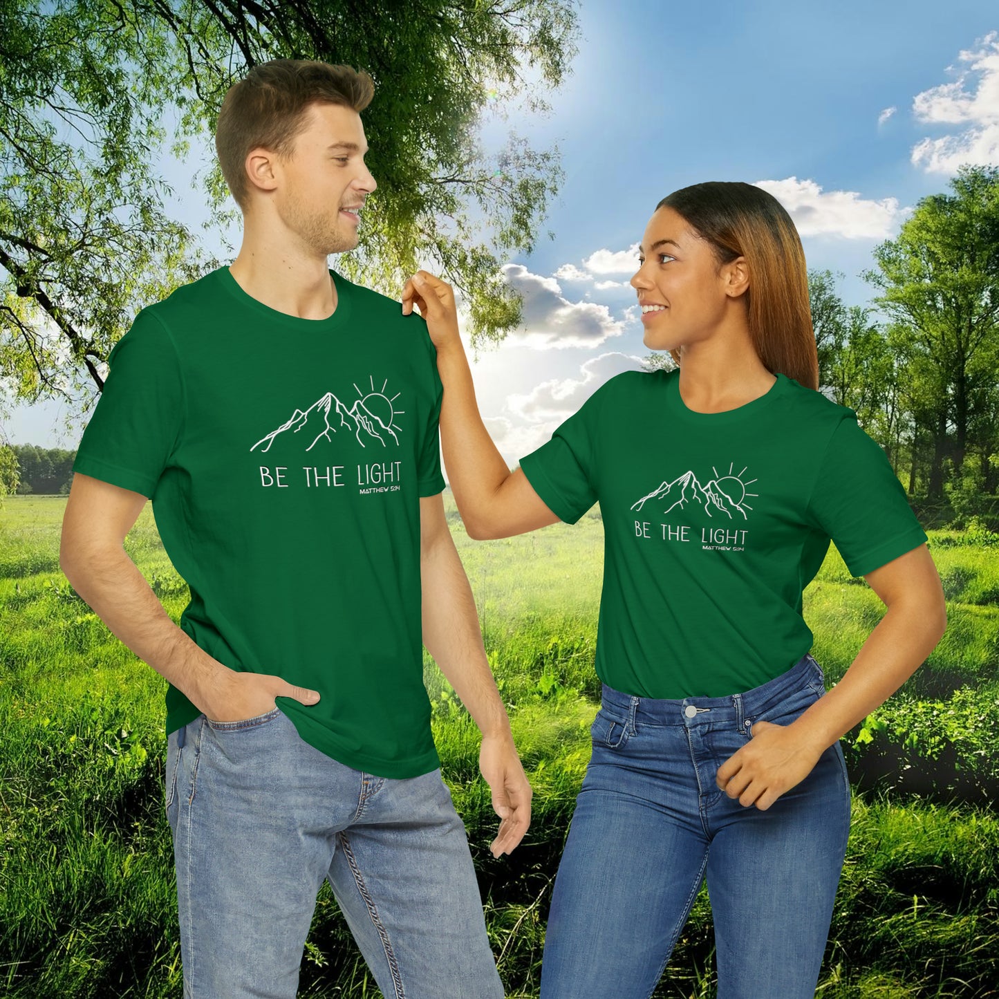Be the Light Unisex Jersey Short Sleeve Tee