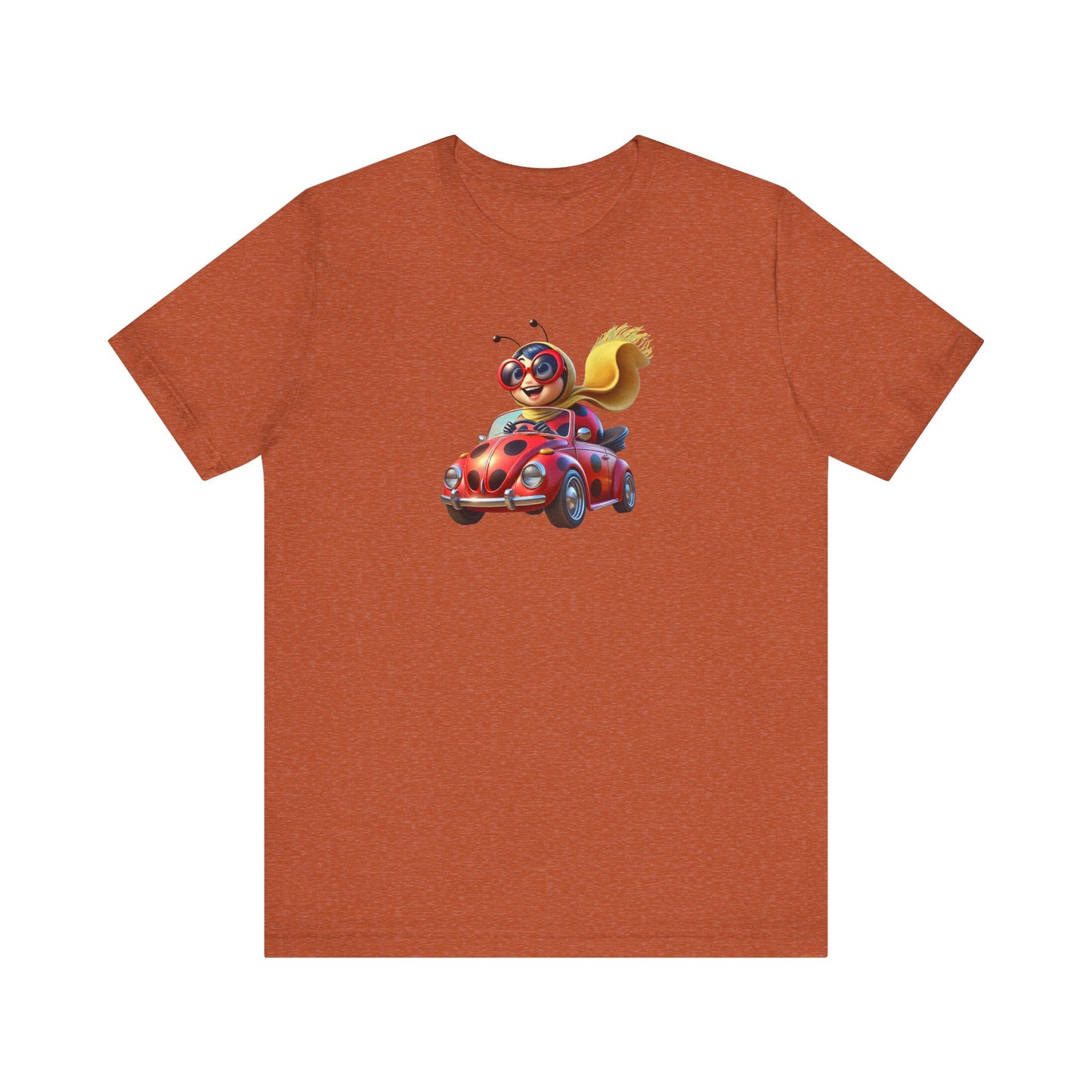 The Ladybug Goes Rogue! Unisex Tee - Perfect for Kids and Animal Lovers