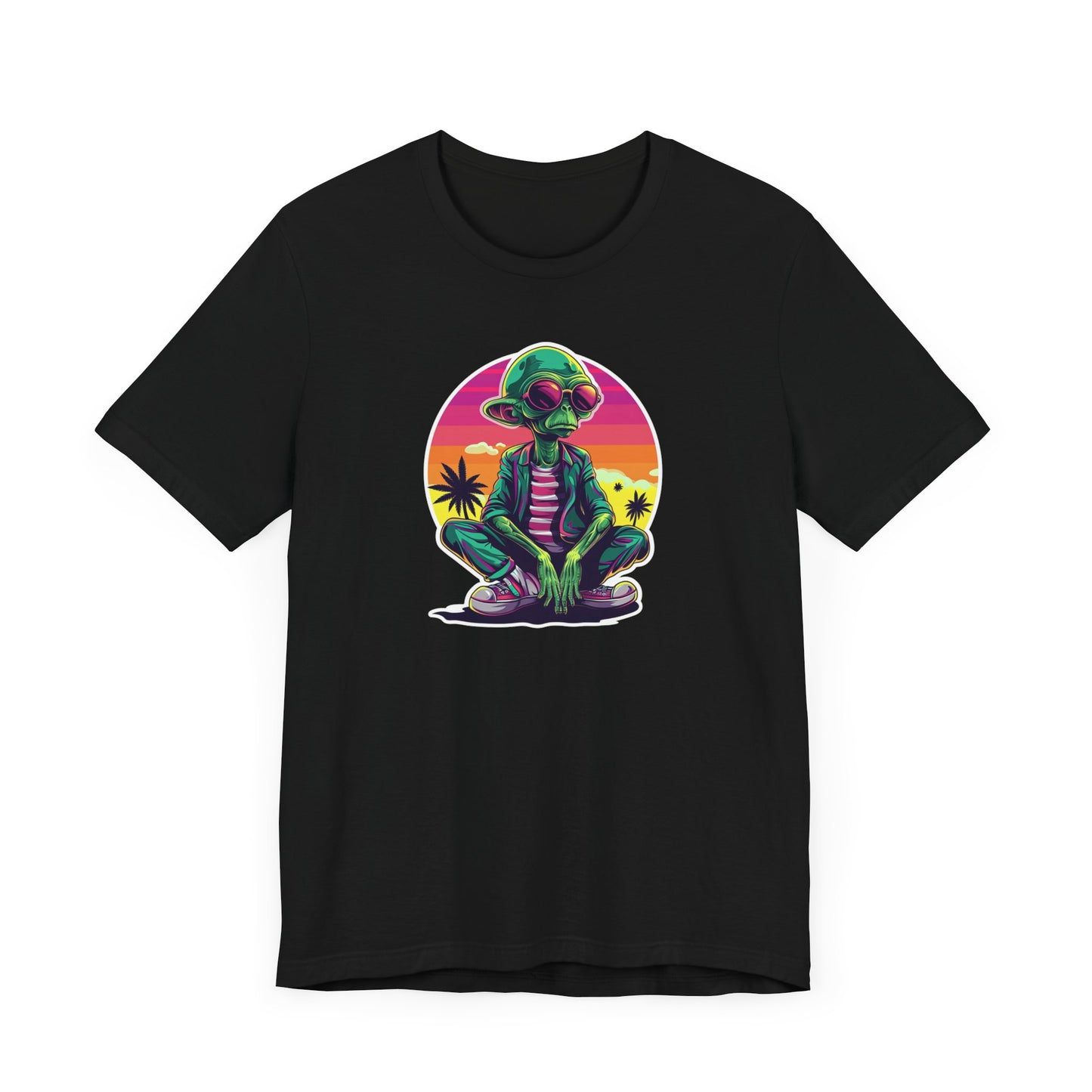 Retro Alien Unisex Jersey Short Sleeve Tee