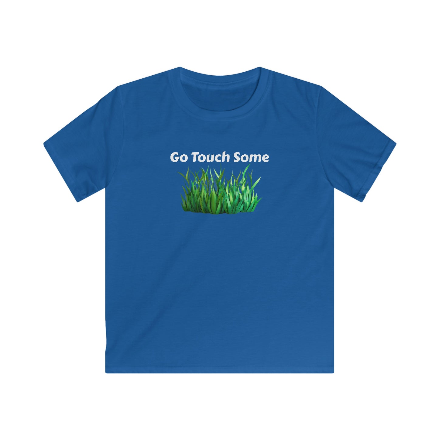 Go Touch Some Grass! Kids Softstyle Tee