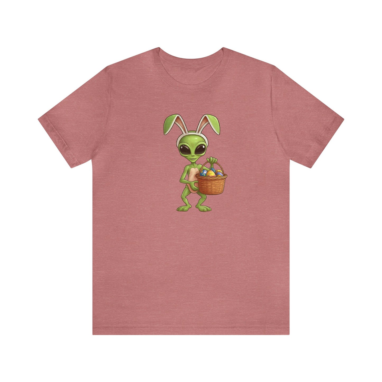 Happy Alien Easter Unisex Jersey Short Sleeve Tee