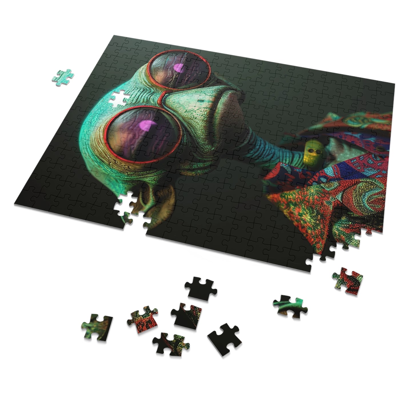 Cool Alien Jigsaw Puzzle (30, 110, 252, 500,1000-Piece)