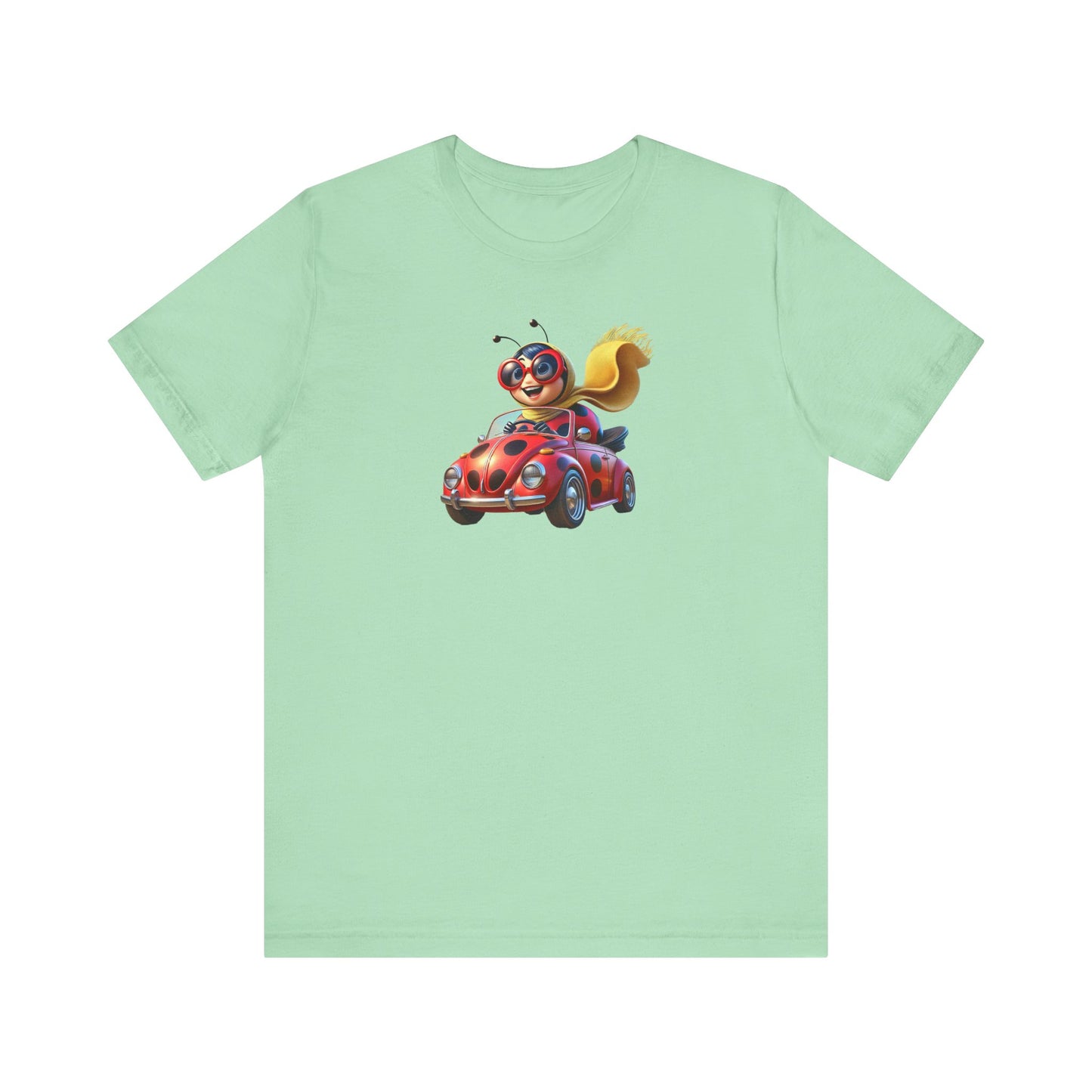 The Ladybug Goes Rogue! Unisex Tee - Perfect for Kids and Animal Lovers