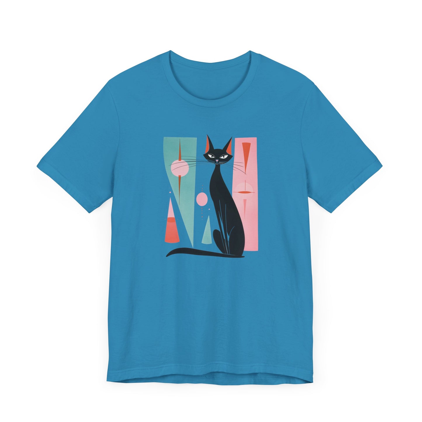 Artsy Cat Unisex Jersey Short Sleeve Tee