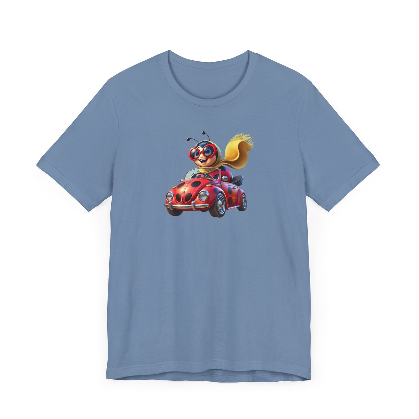 The Ladybug Goes Rogue! Unisex Tee - Perfect for Kids and Animal Lovers