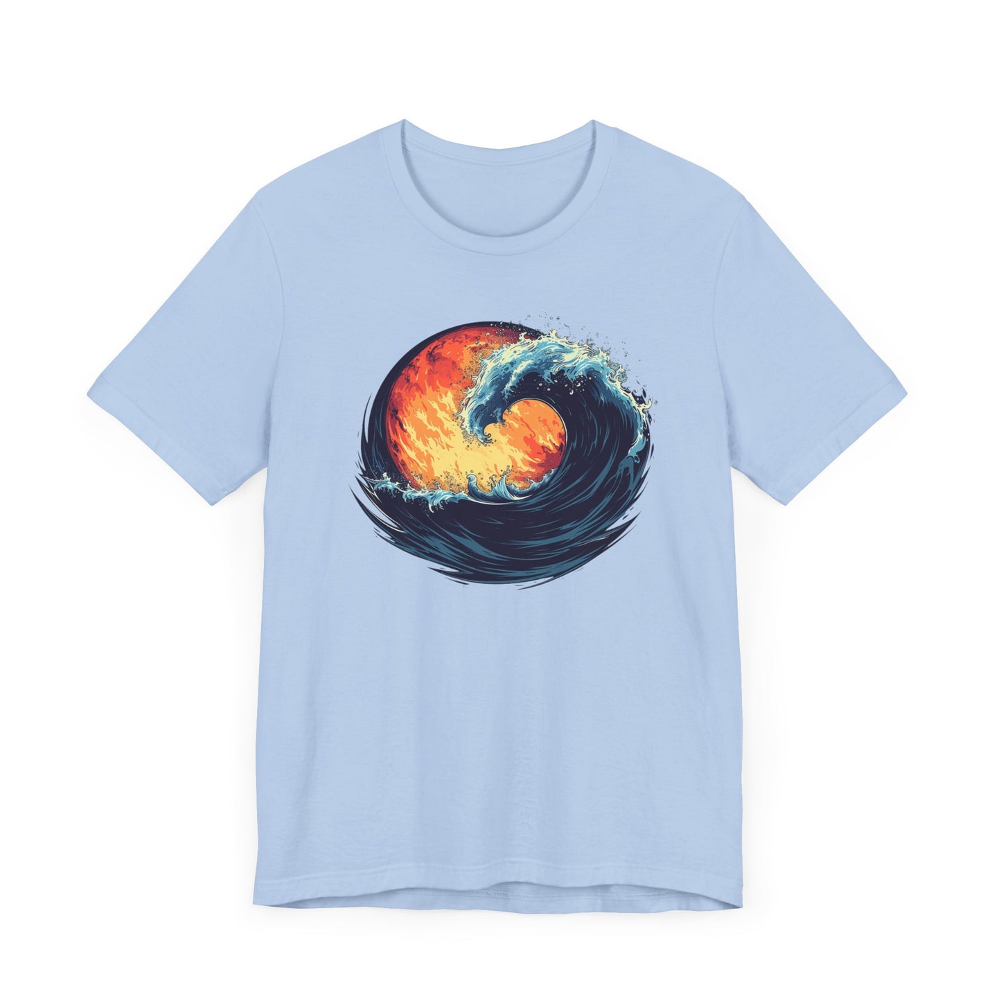Ocean Fire Unisex Jersey Short Sleeve Tee