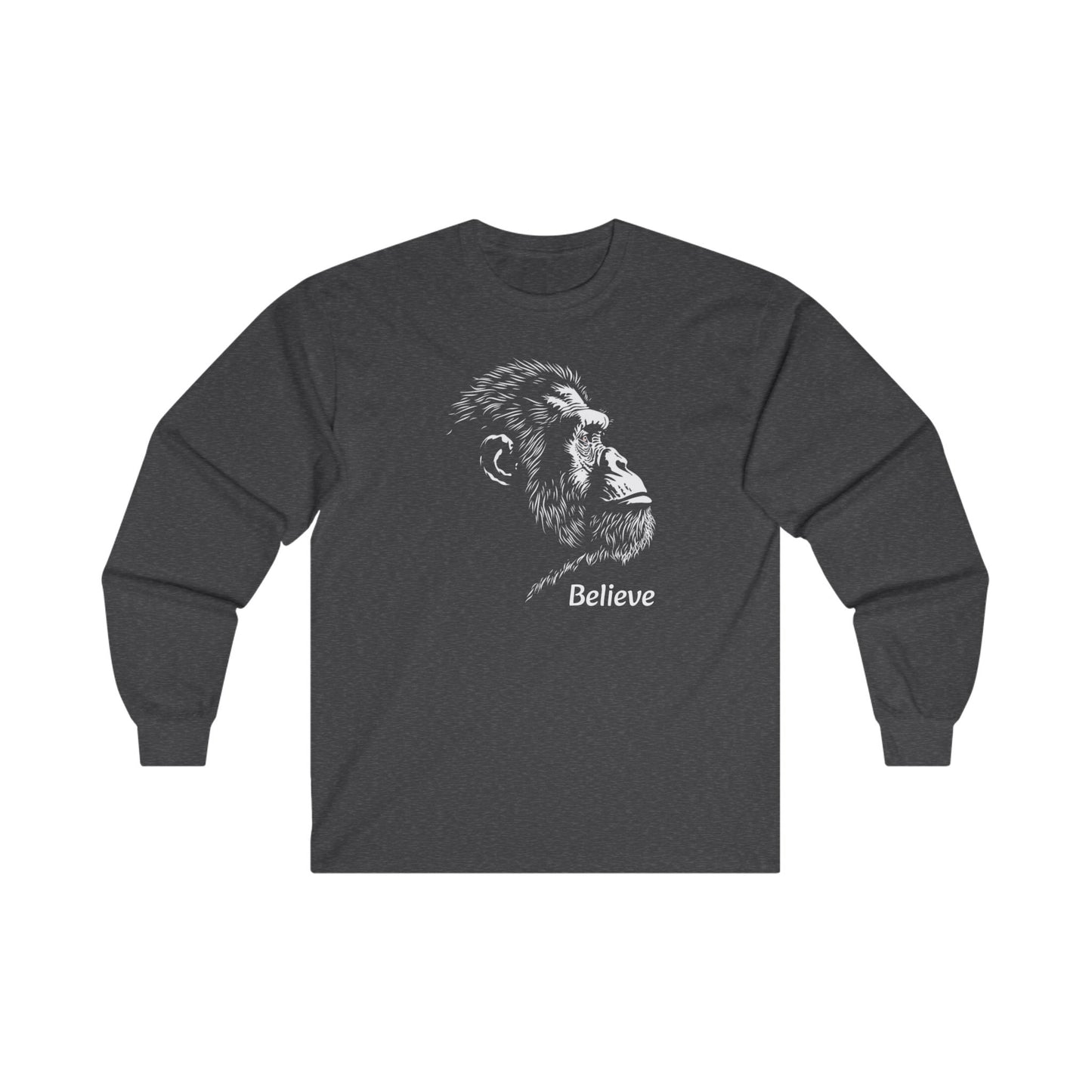 Believe in Big Foot Unisex Long Sleeve Tee