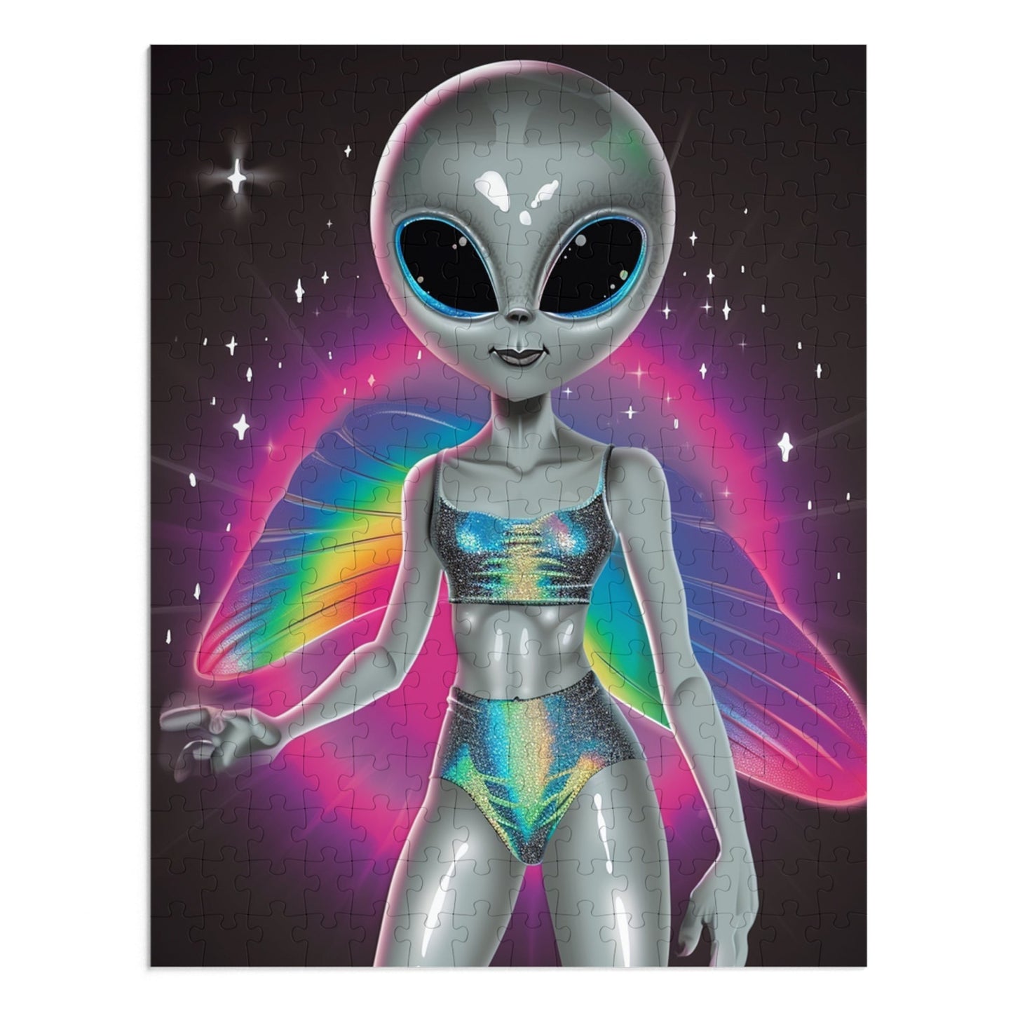 Alien Disco Queen Jigsaw Puzzle (30, 110, 252, 500-Piece)