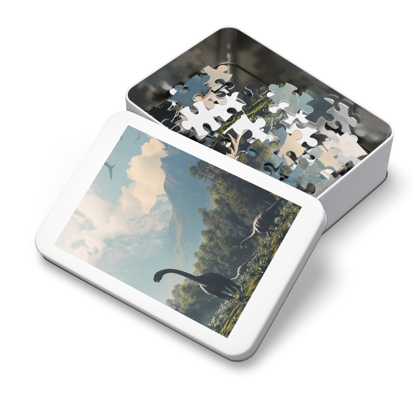 Dinosaurs Roam Jigsaw Puzzle (30, 110, 252, 500,1000-Piece)