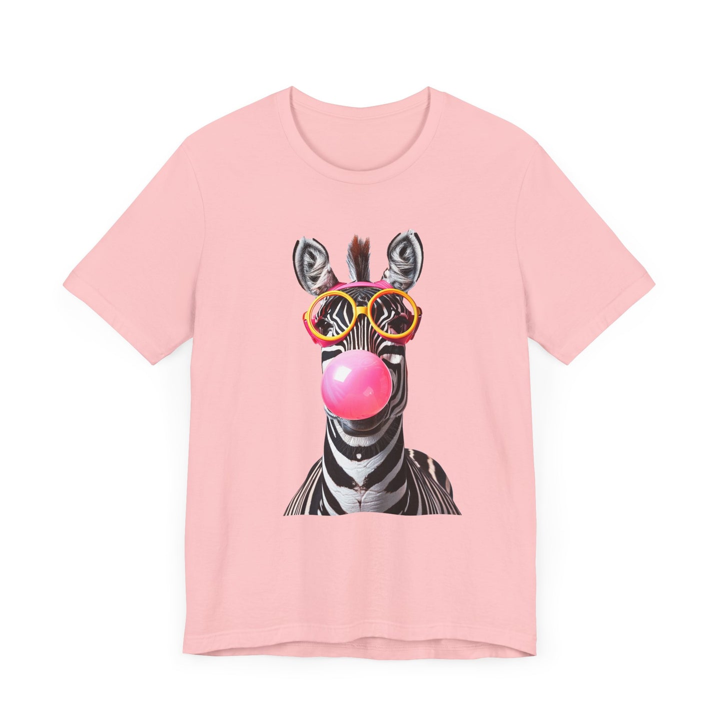 Bubblegum Zebra! Unisex Jersey Short Sleeve Tee
