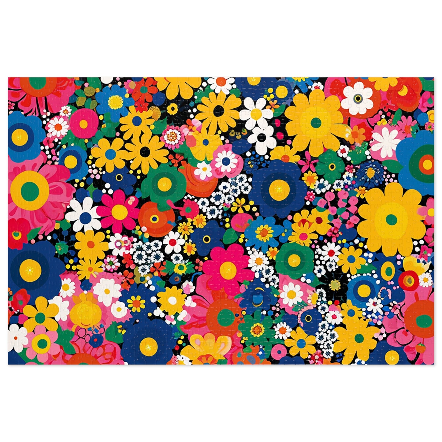 Kazumasa Nagai Style Floral Pattern Jigsaw Puzzle (30, 110, 252, 500,1000-Piece)