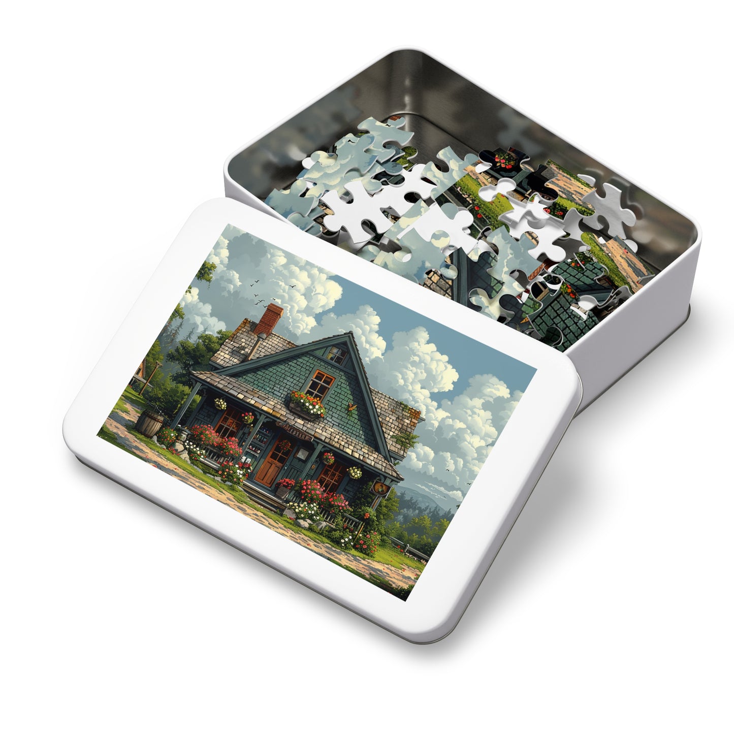 Little Cottage Shop Jigsaw Puzzle (30, 110, 252, 500,1000-Piece)