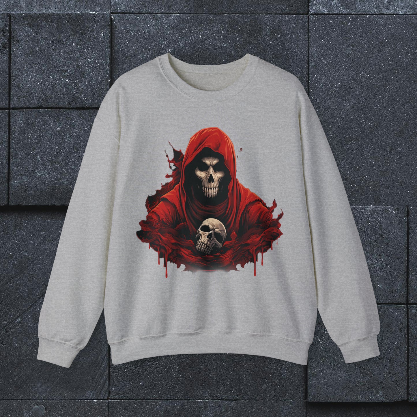 Evil Skeleton Heavy Blend™ Crewneck Sweatshirt
