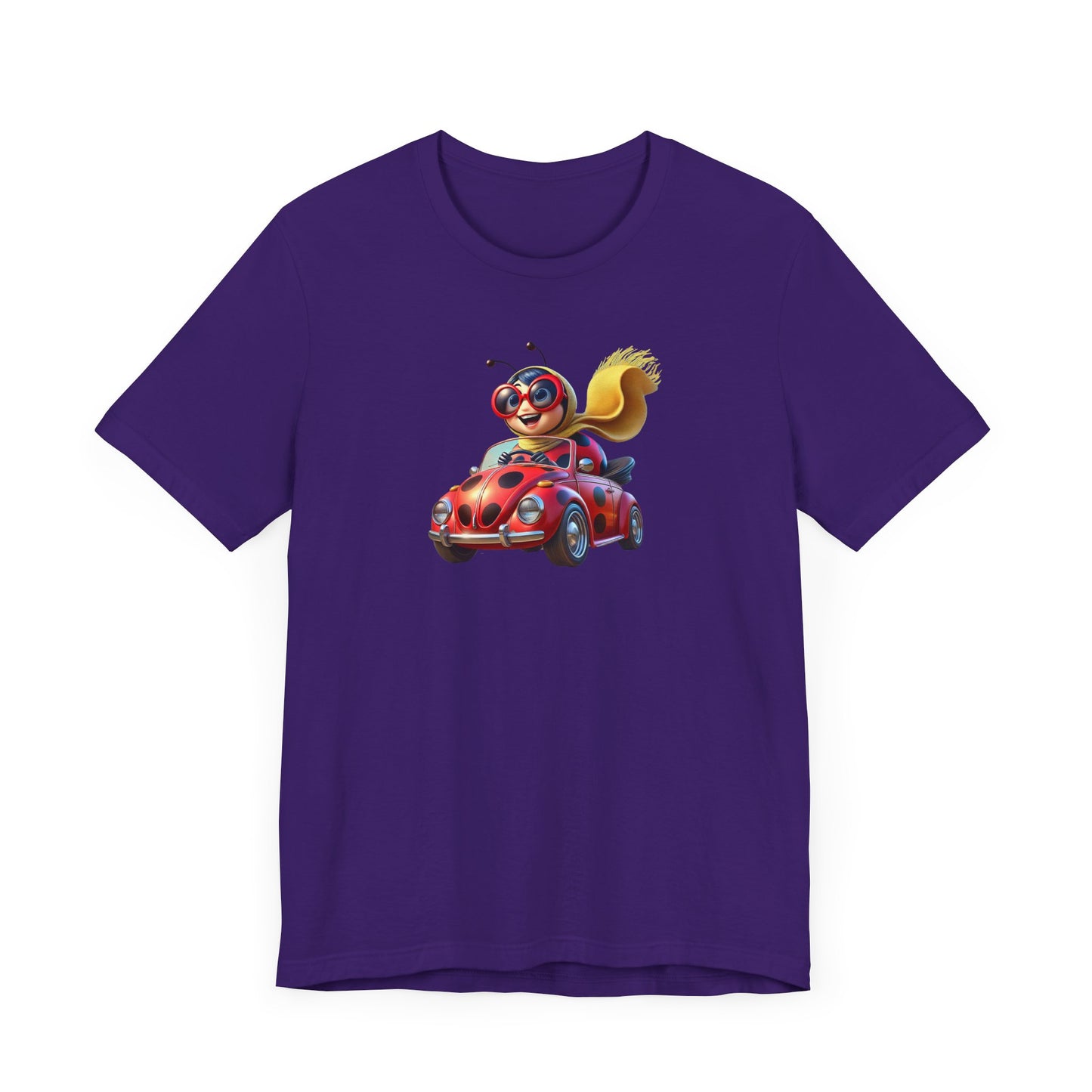 The Ladybug Goes Rogue! Unisex Tee - Perfect for Kids and Animal Lovers