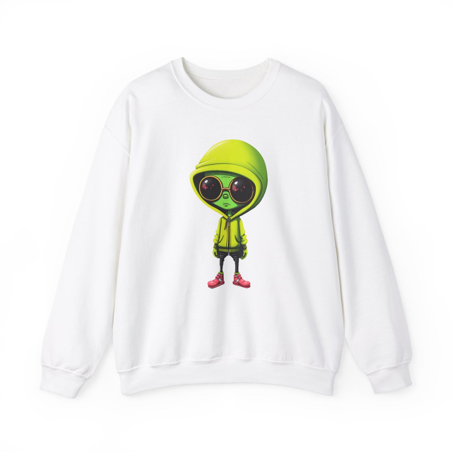 Hip Hop Alien Unisex Heavy Blend™ Crewneck Sweatshirt