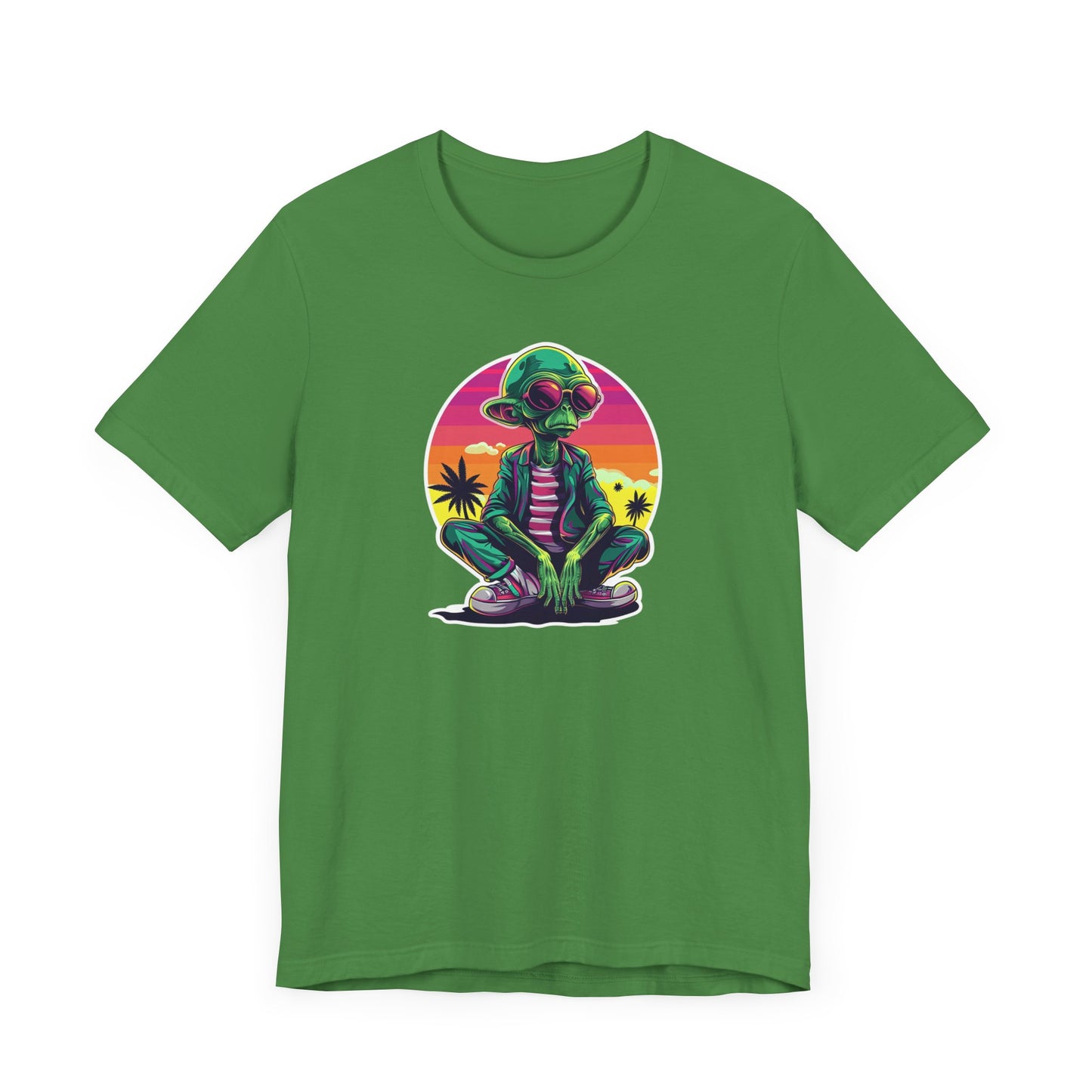 Retro Alien Unisex Jersey Short Sleeve Tee