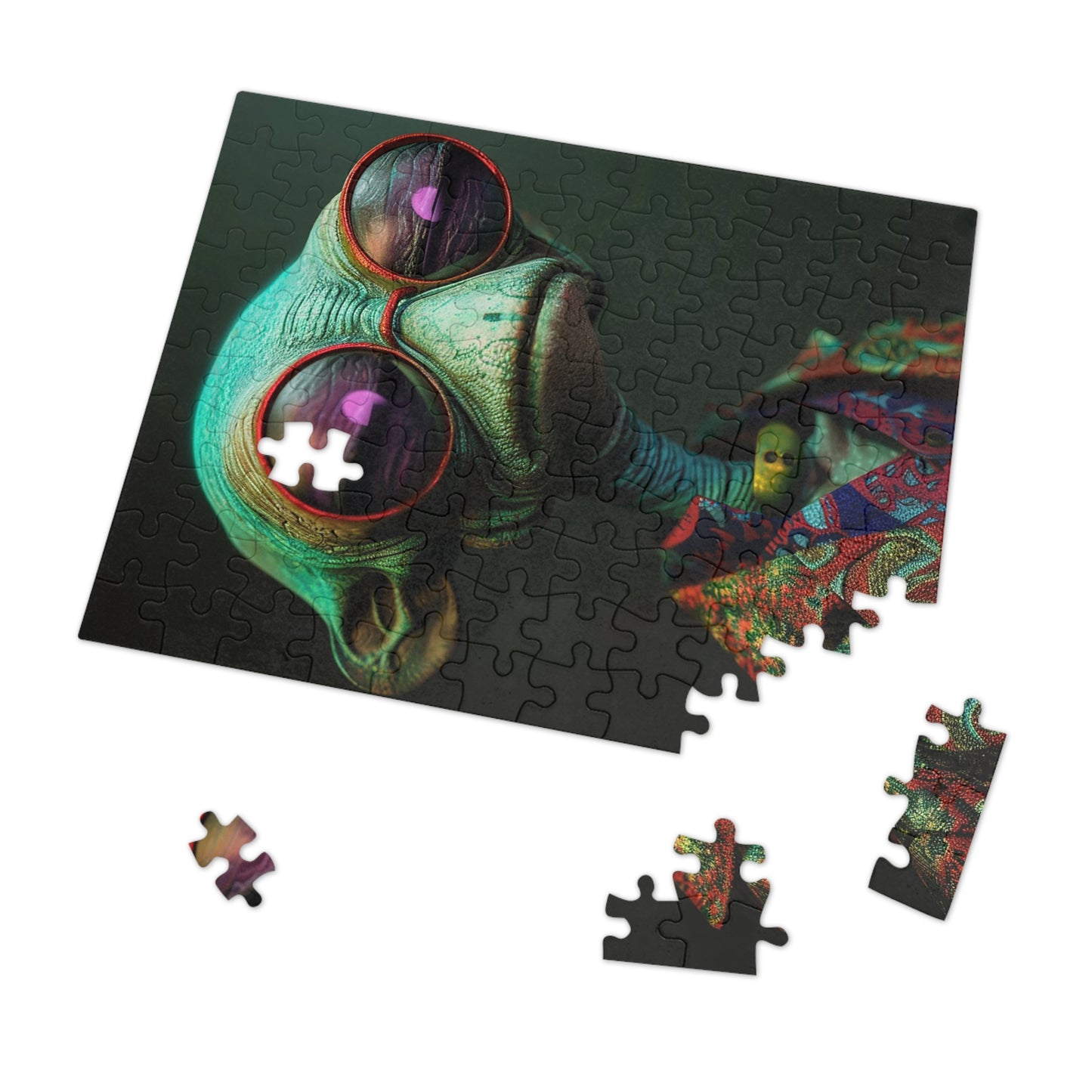 Cool Alien Jigsaw Puzzle (30, 110, 252, 500,1000-Piece)