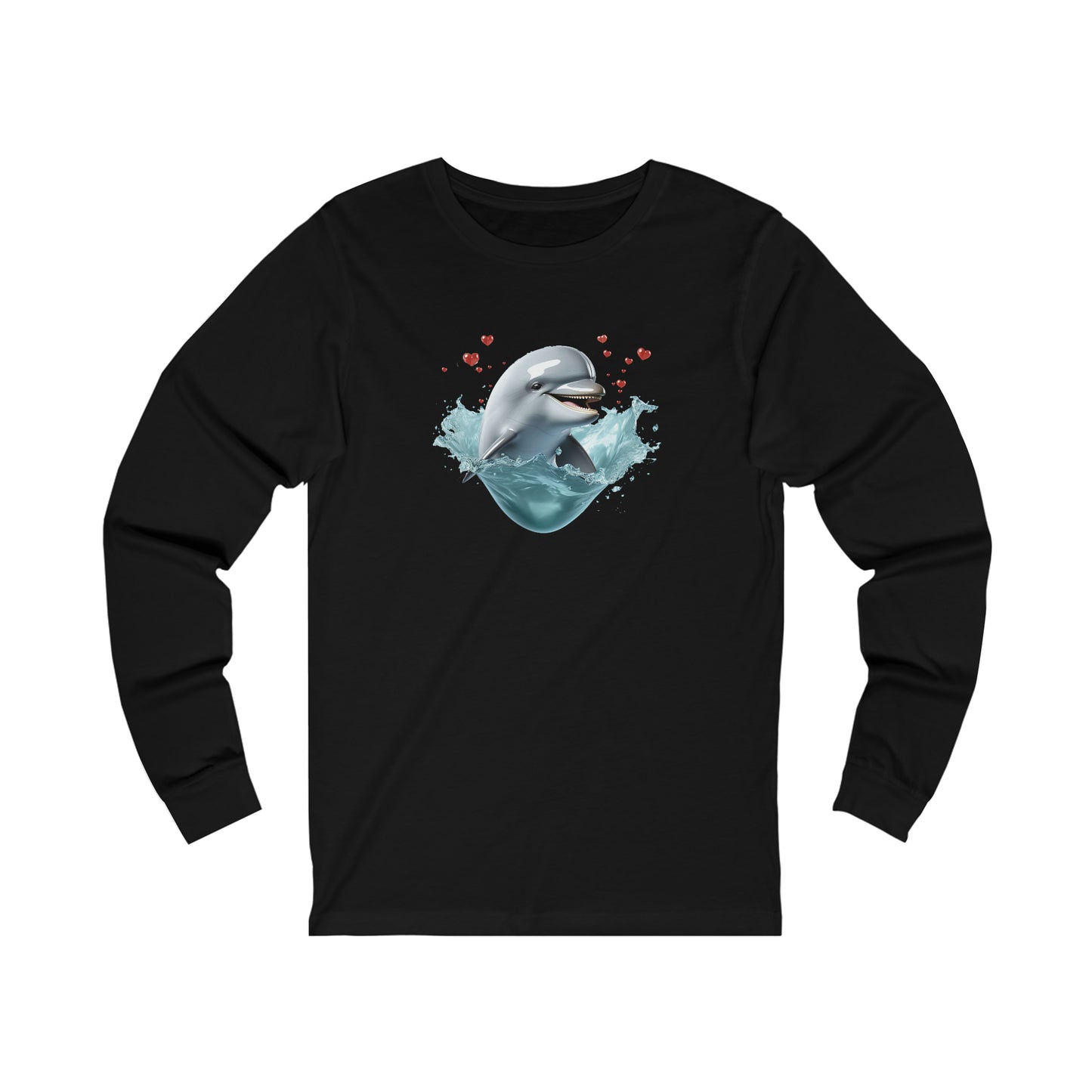 Dolphin Love Unisex Jersey Long Sleeve Tee