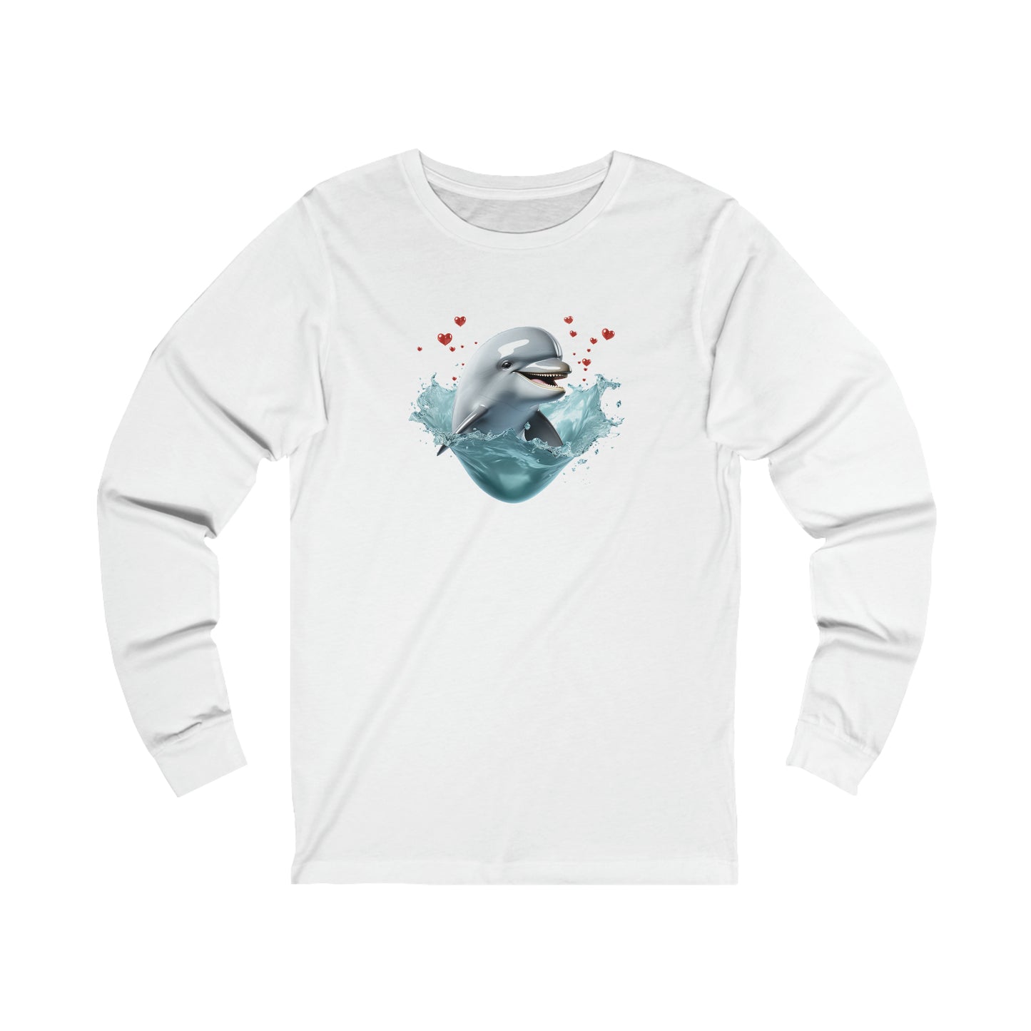 Dolphin Love Unisex Jersey Long Sleeve Tee