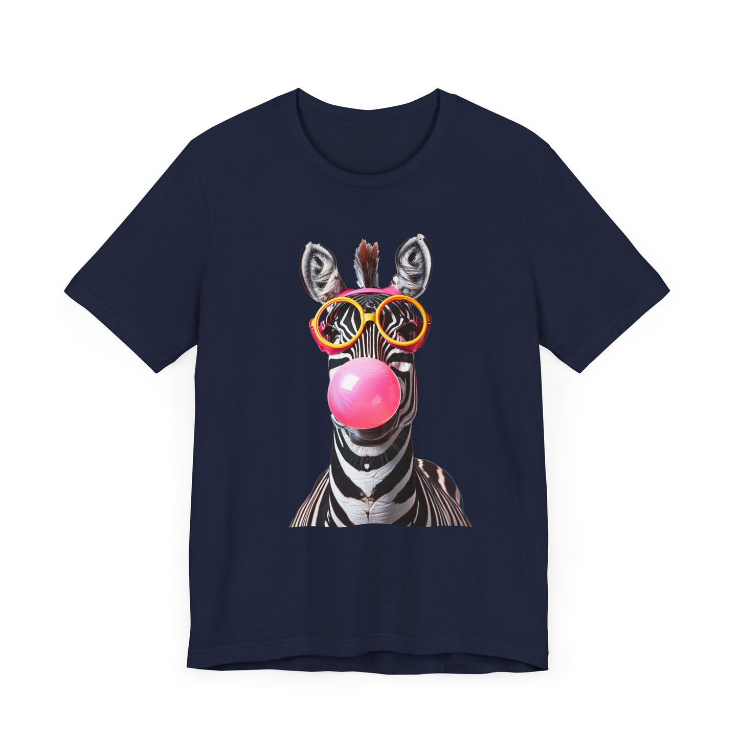 Bubblegum Zebra! Unisex Jersey Short Sleeve Tee