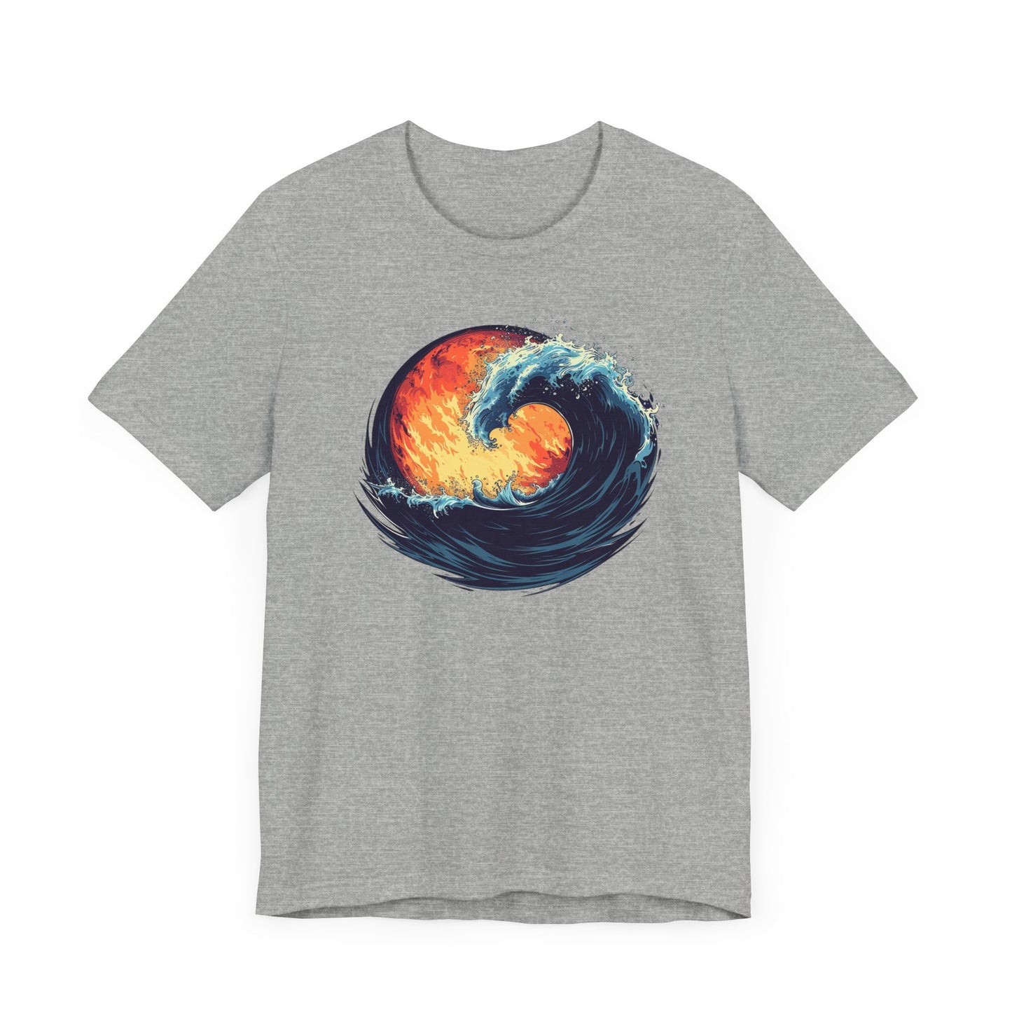Ocean Fire Unisex Jersey Short Sleeve Tee