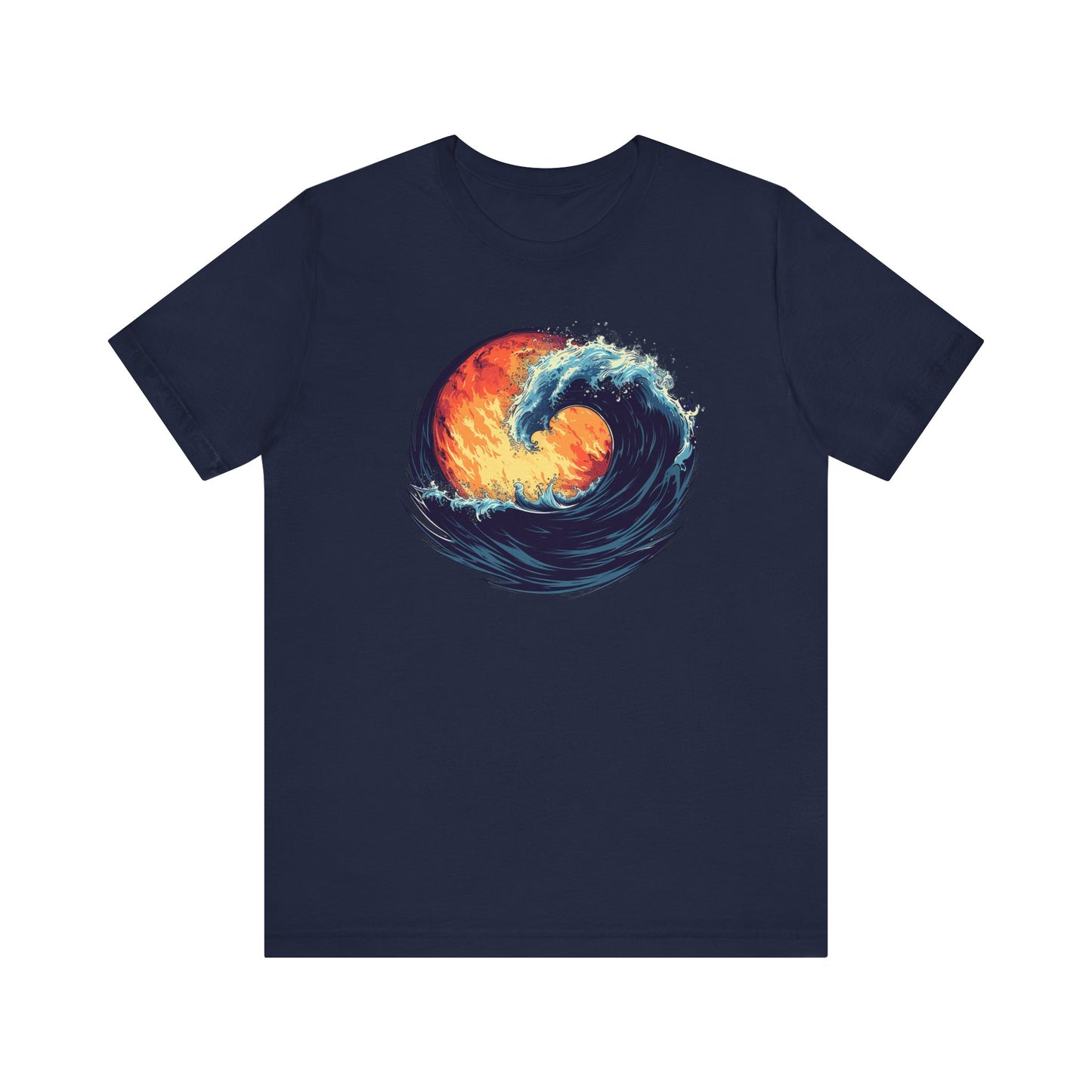 Ocean Fire Unisex Jersey Short Sleeve Tee