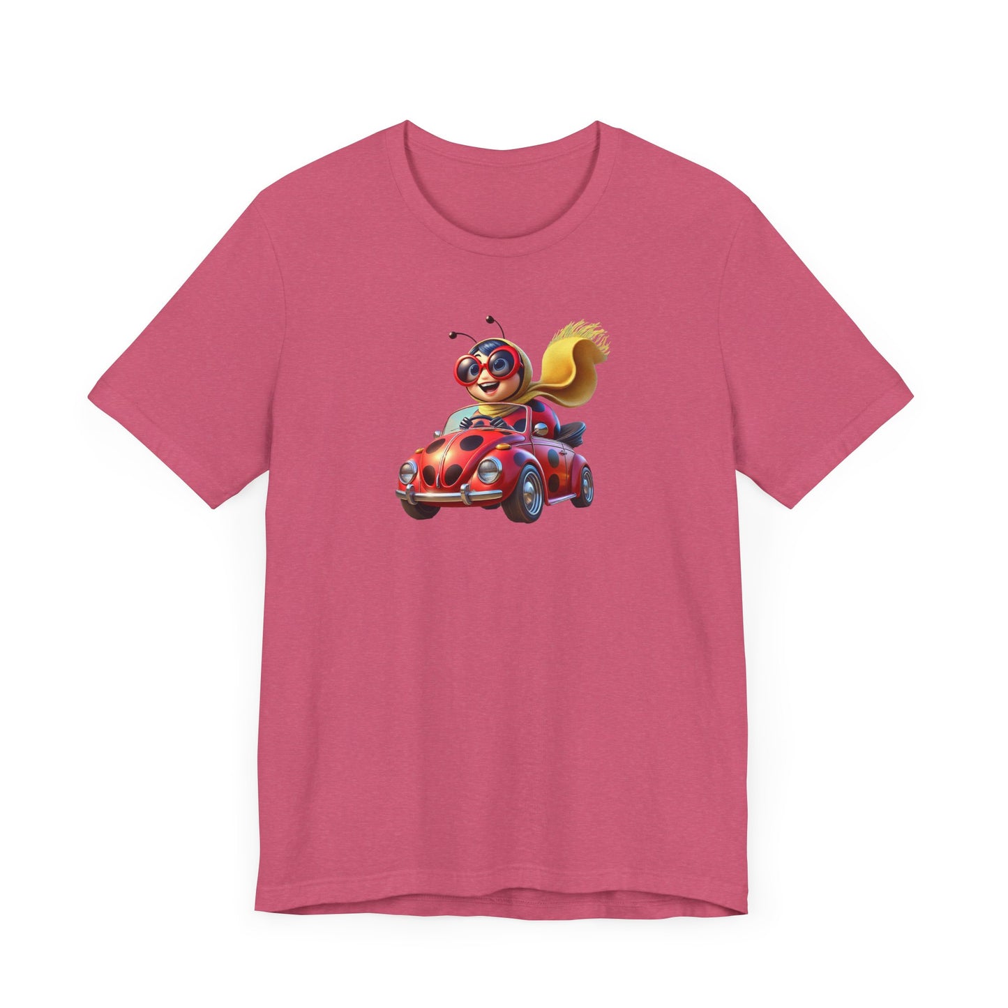 The Ladybug Goes Rogue! Unisex Tee - Perfect for Kids and Animal Lovers