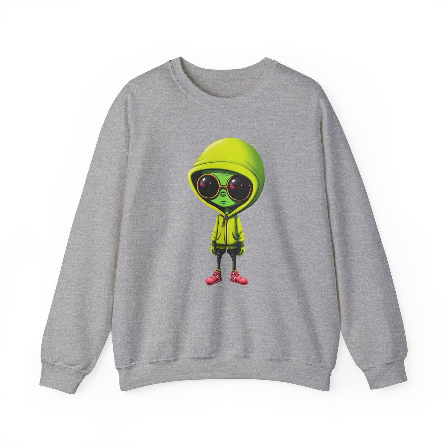 Hip Hop Alien Unisex Heavy Blend™ Crewneck Sweatshirt