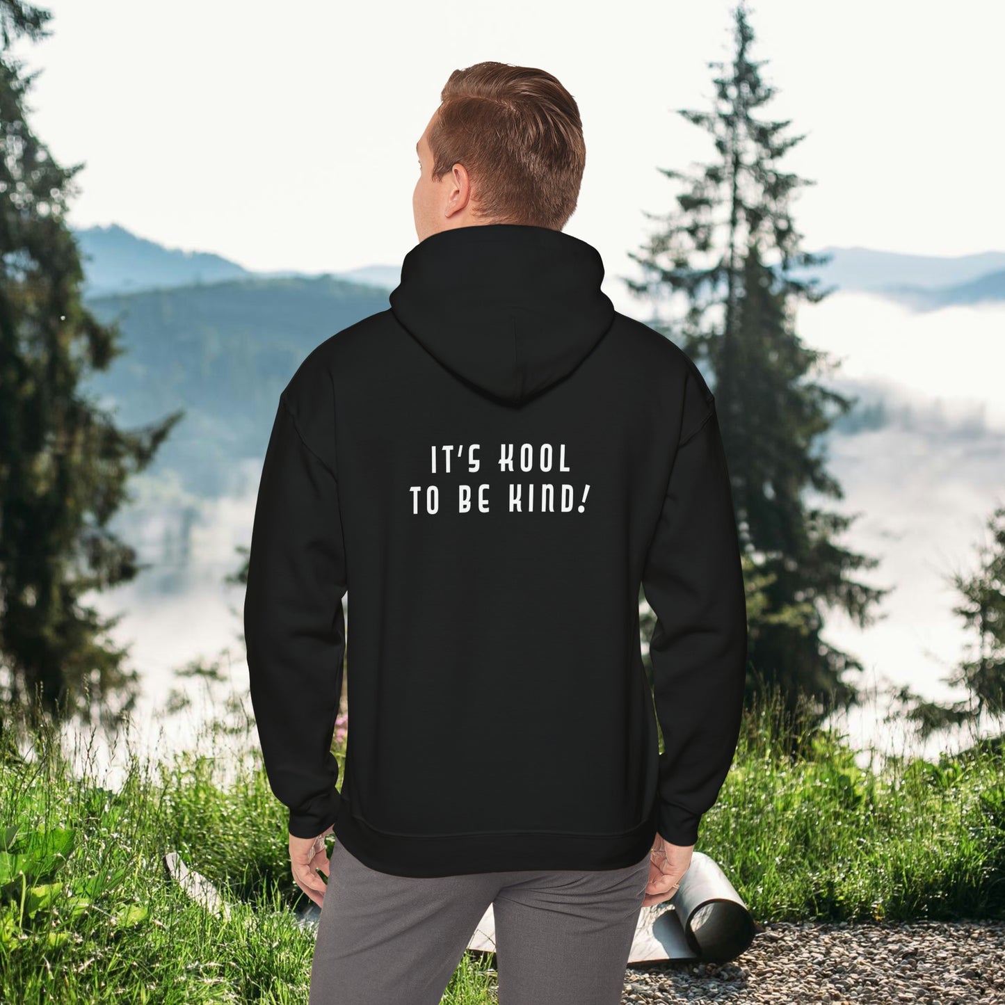 Mean People Suck! It's Kool to Be Kind! Unisex Heavy Blend™ Hooded Sweatshirt
