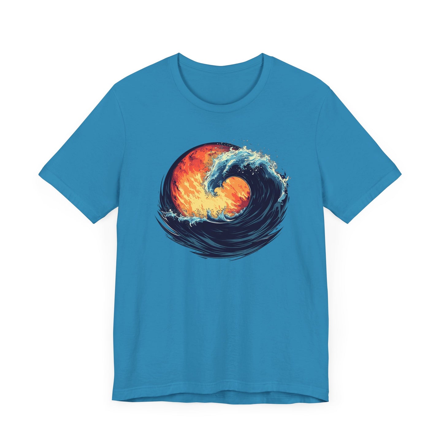Ocean Fire Unisex Jersey Short Sleeve Tee