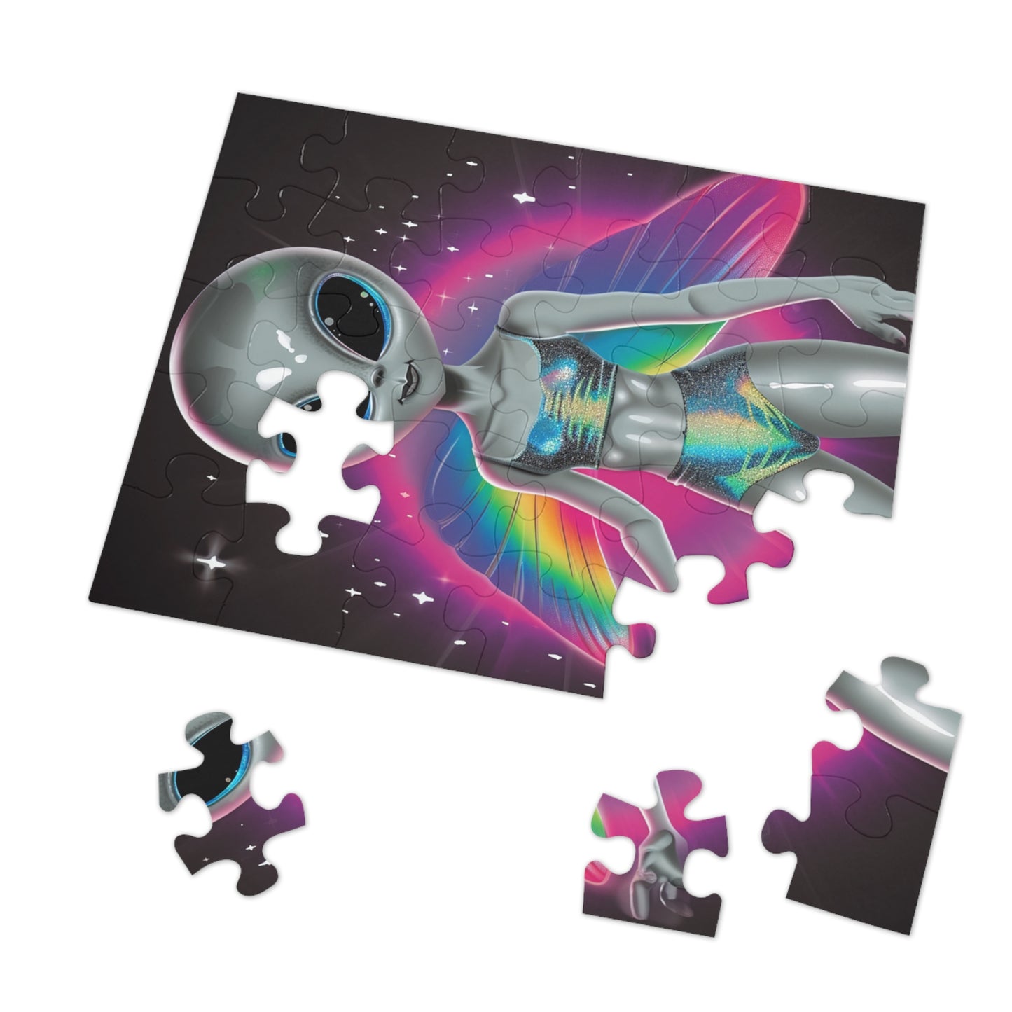 Alien Disco Queen Jigsaw Puzzle (30, 110, 252, 500-Piece)
