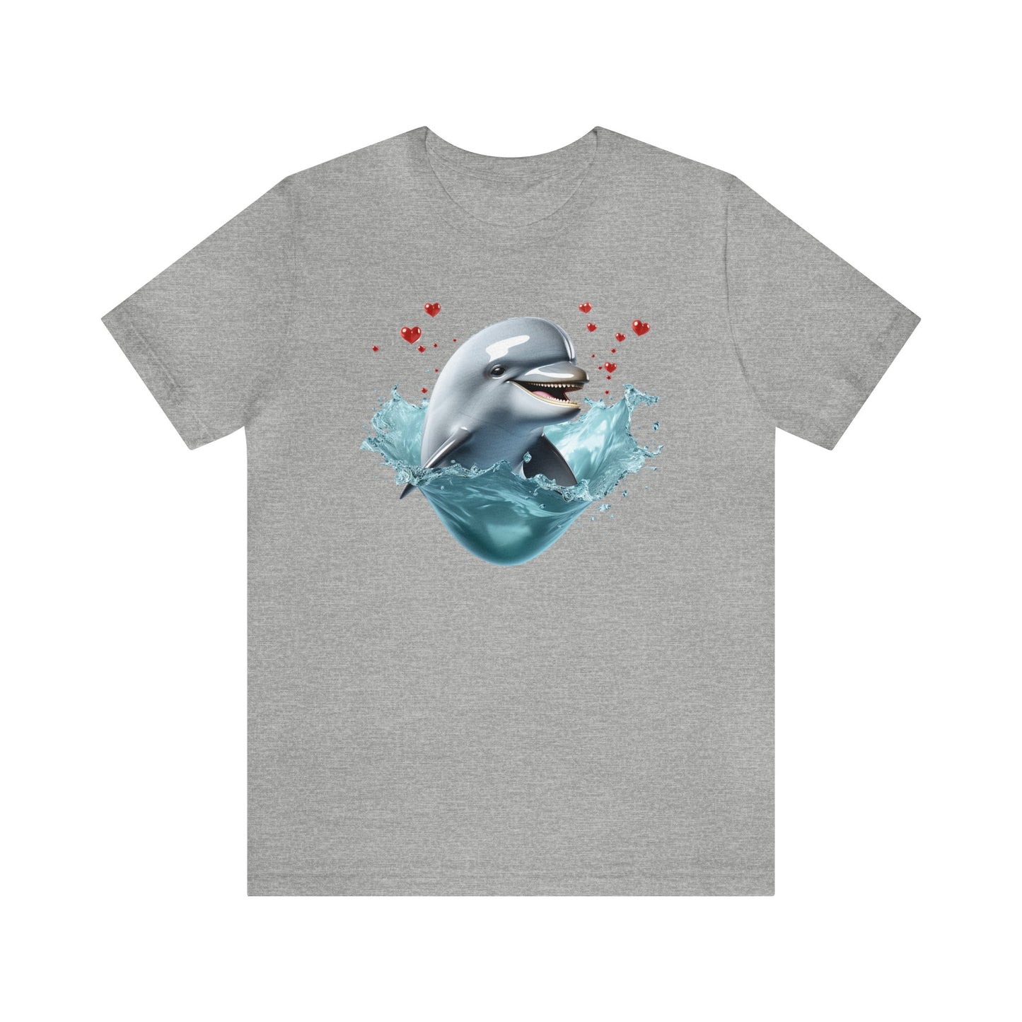 Dolphin Love Unisex Jersey Short Sleeve Tee