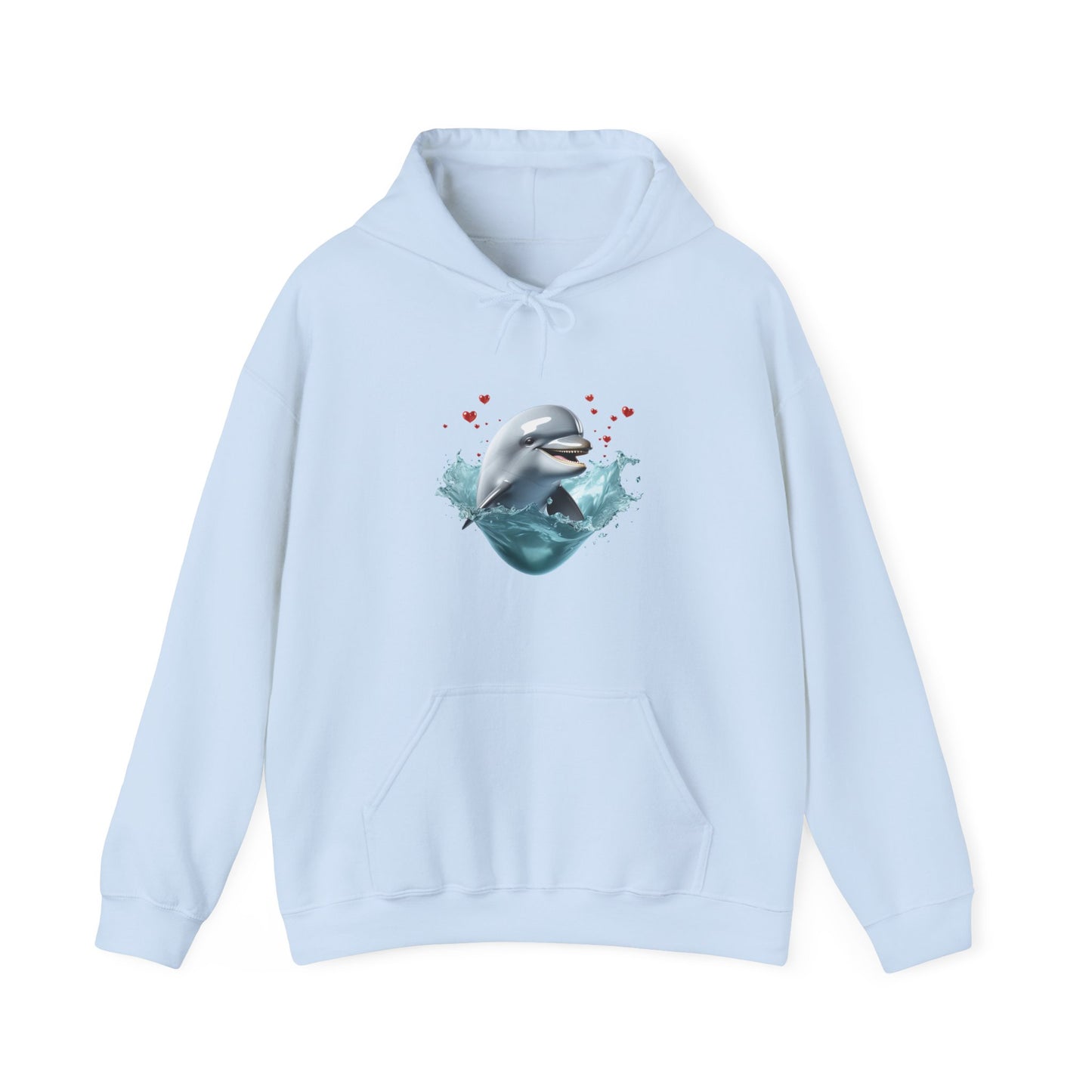 Dolphin Love Unisex Heavy Blend™ Hooded Sweatshirt